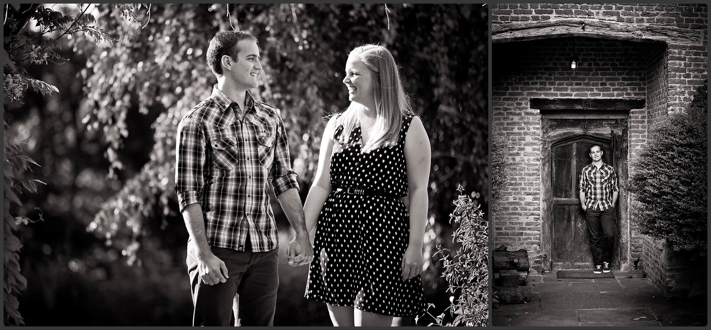 Engagement photo shoot at Gorcott Hall 3