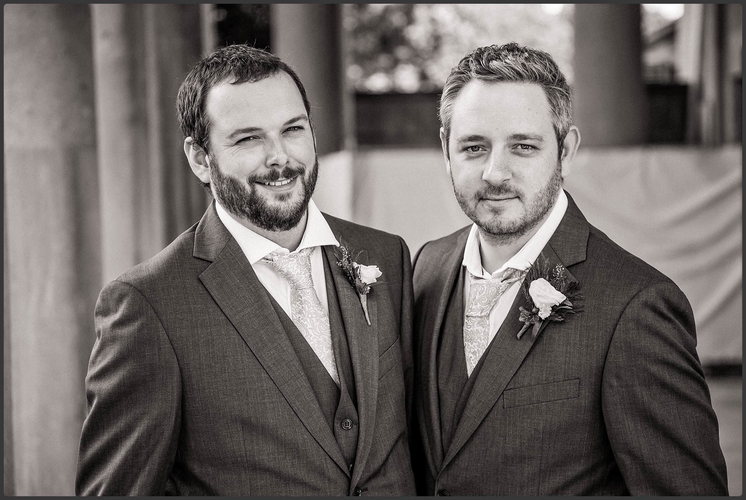 Groom and best man