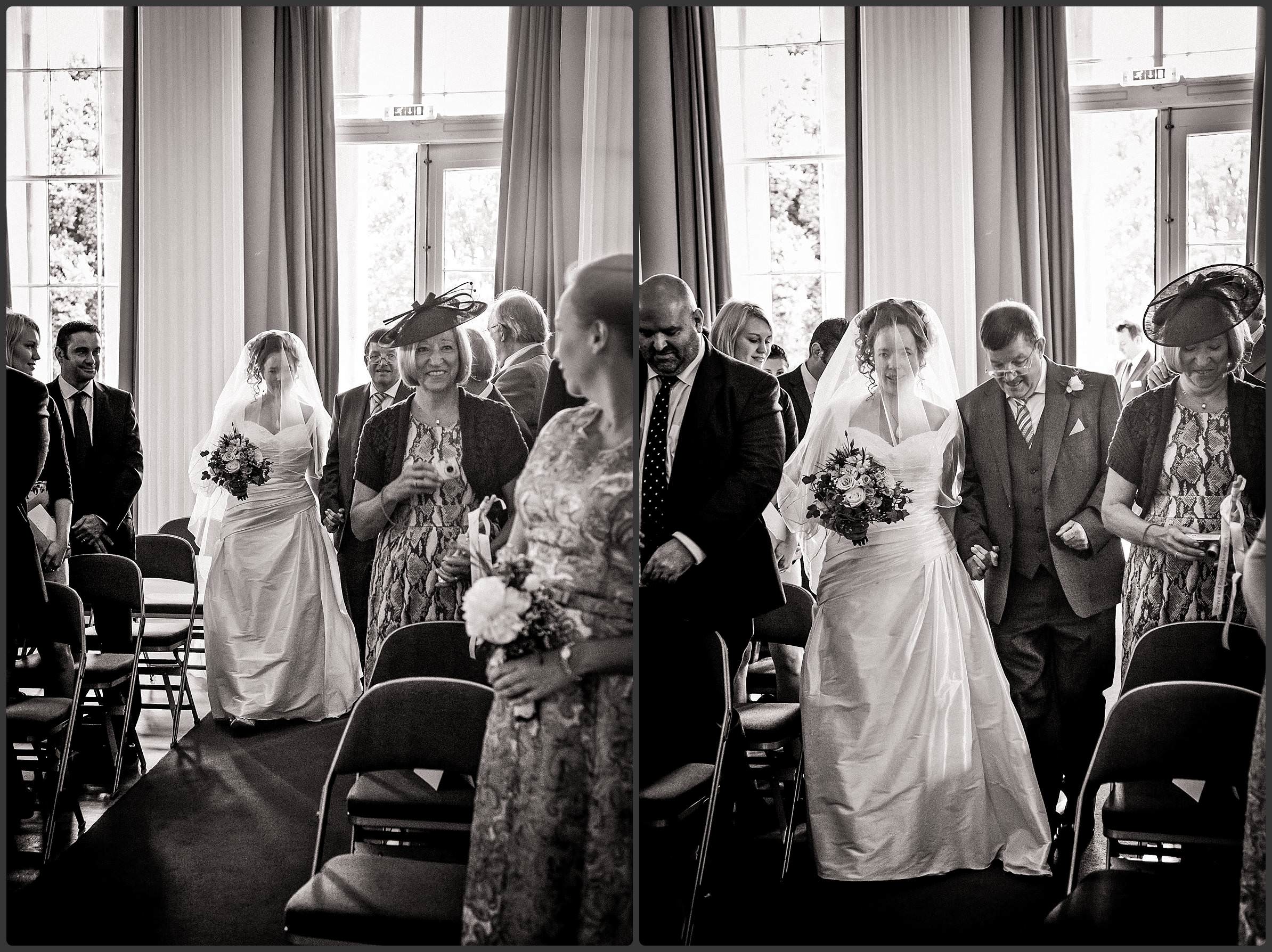 Bride entering the ceremony