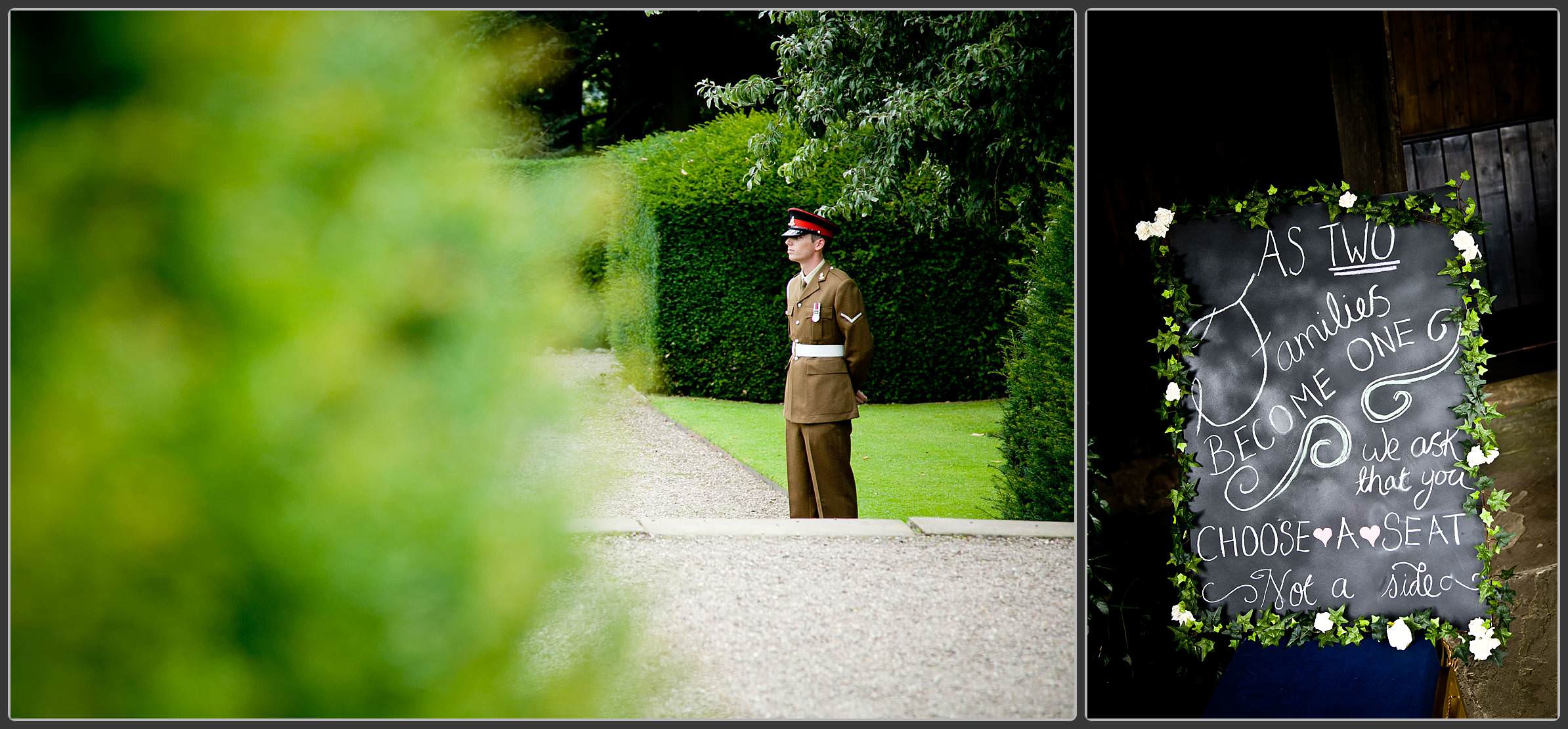 Wedding ceremonies at Chirk castle