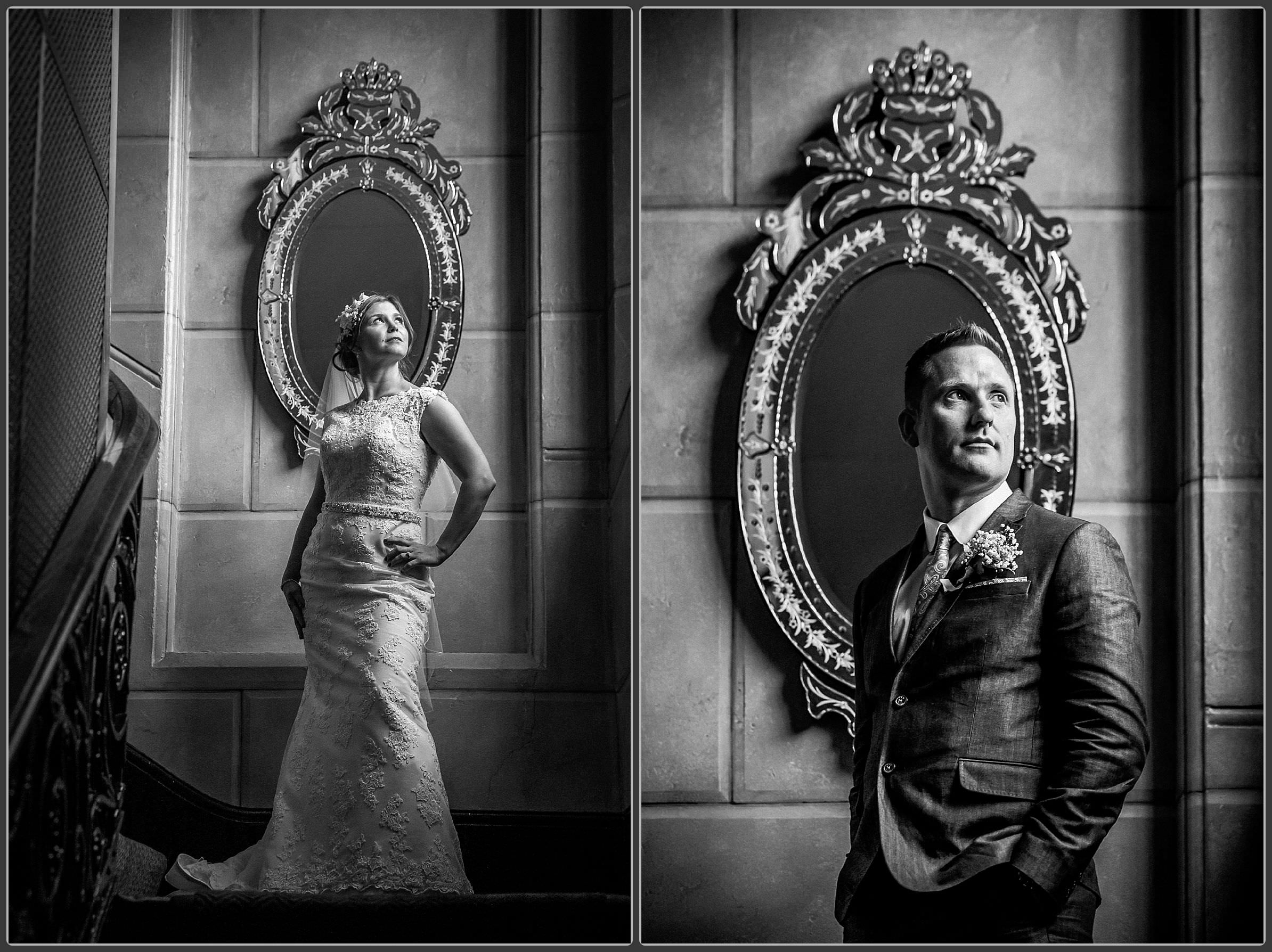 Black and white photos at the hotel du vin in Birmingham