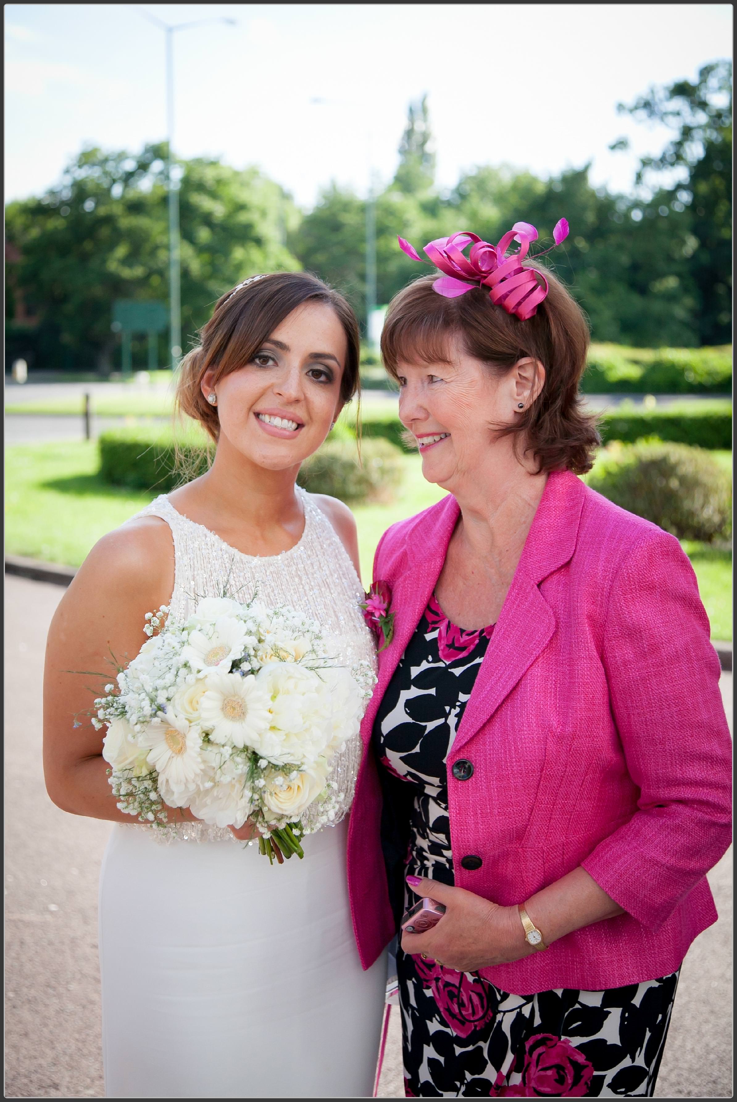 Bride and her mother