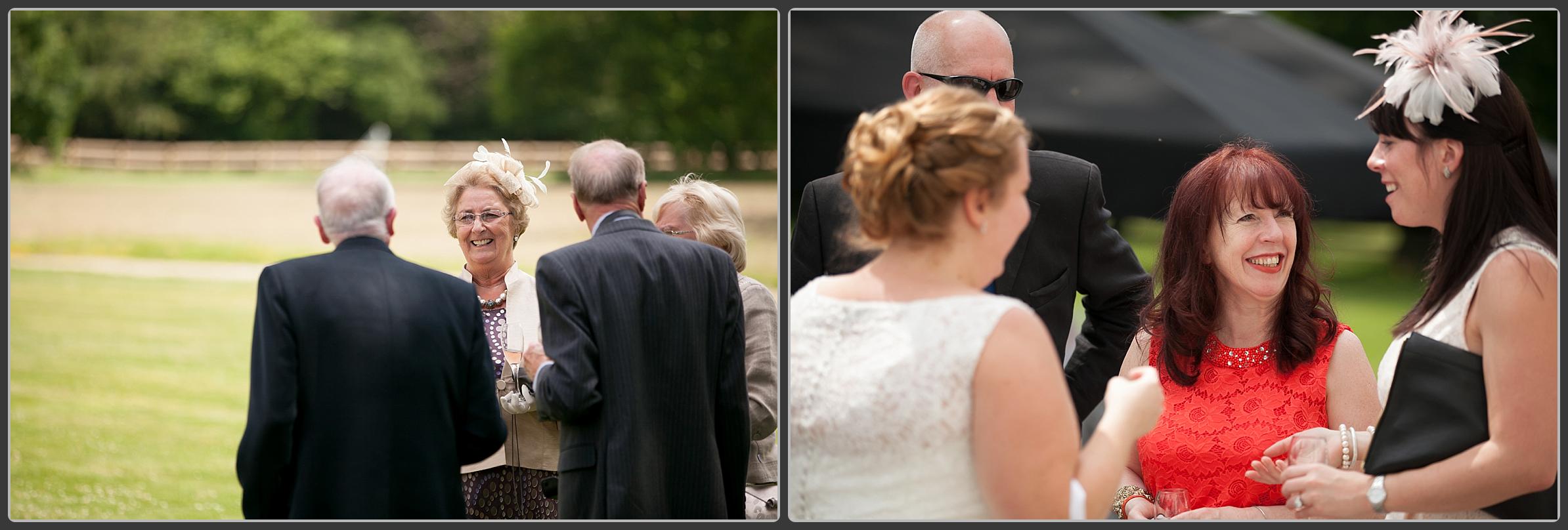 Wedding ceremony at Milton HIll House