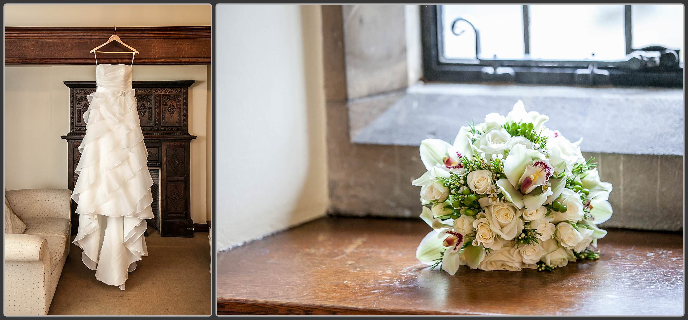 Bridal preparation at Stone House Court wedding