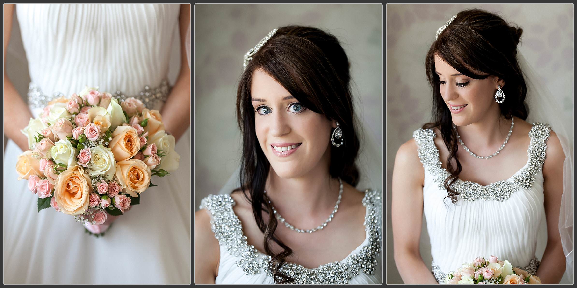 Bride getting ready