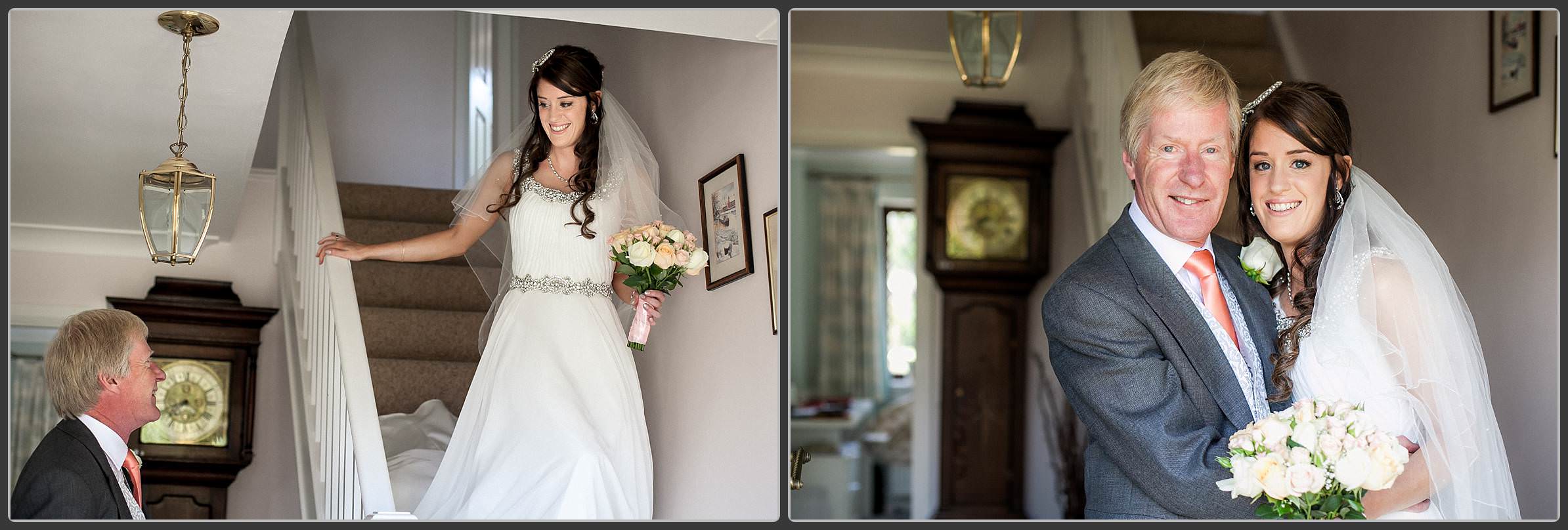 Bride getting ready