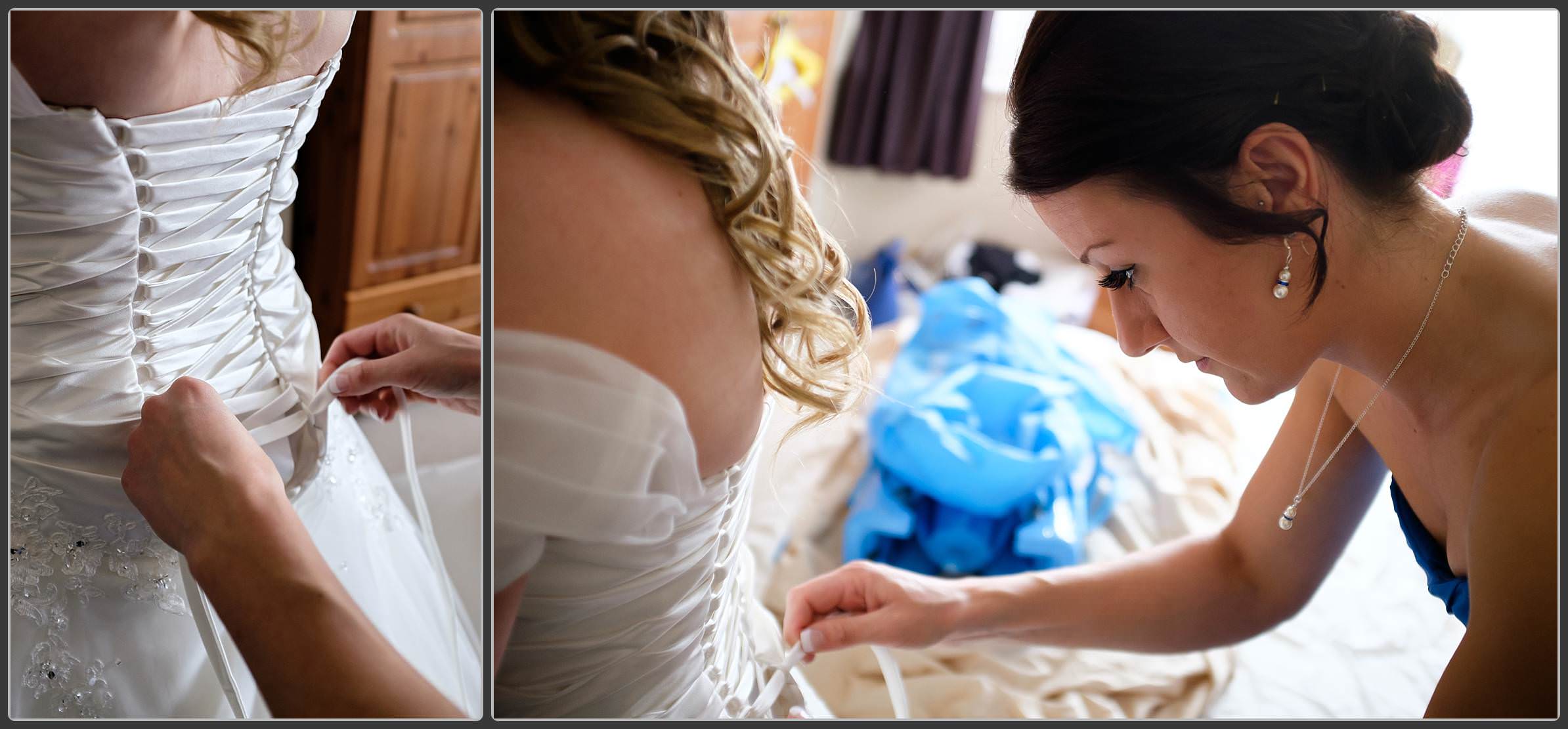 Bridal preparation photos