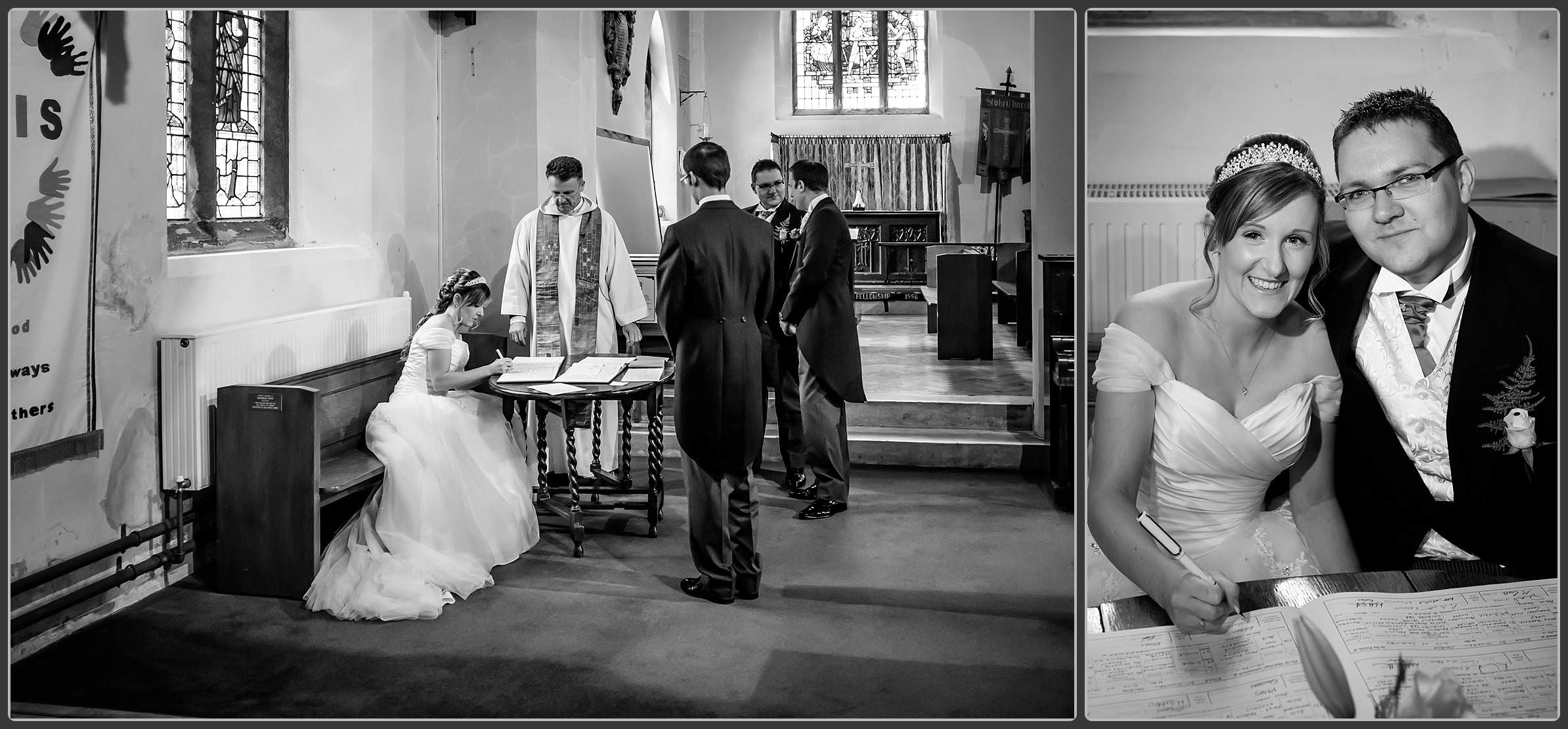 Stoke St Michael's Church wedding