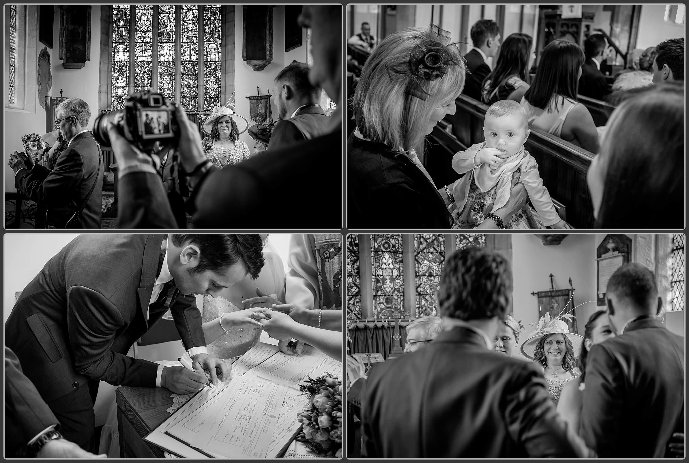 Wedding photographer at Mancetter Church