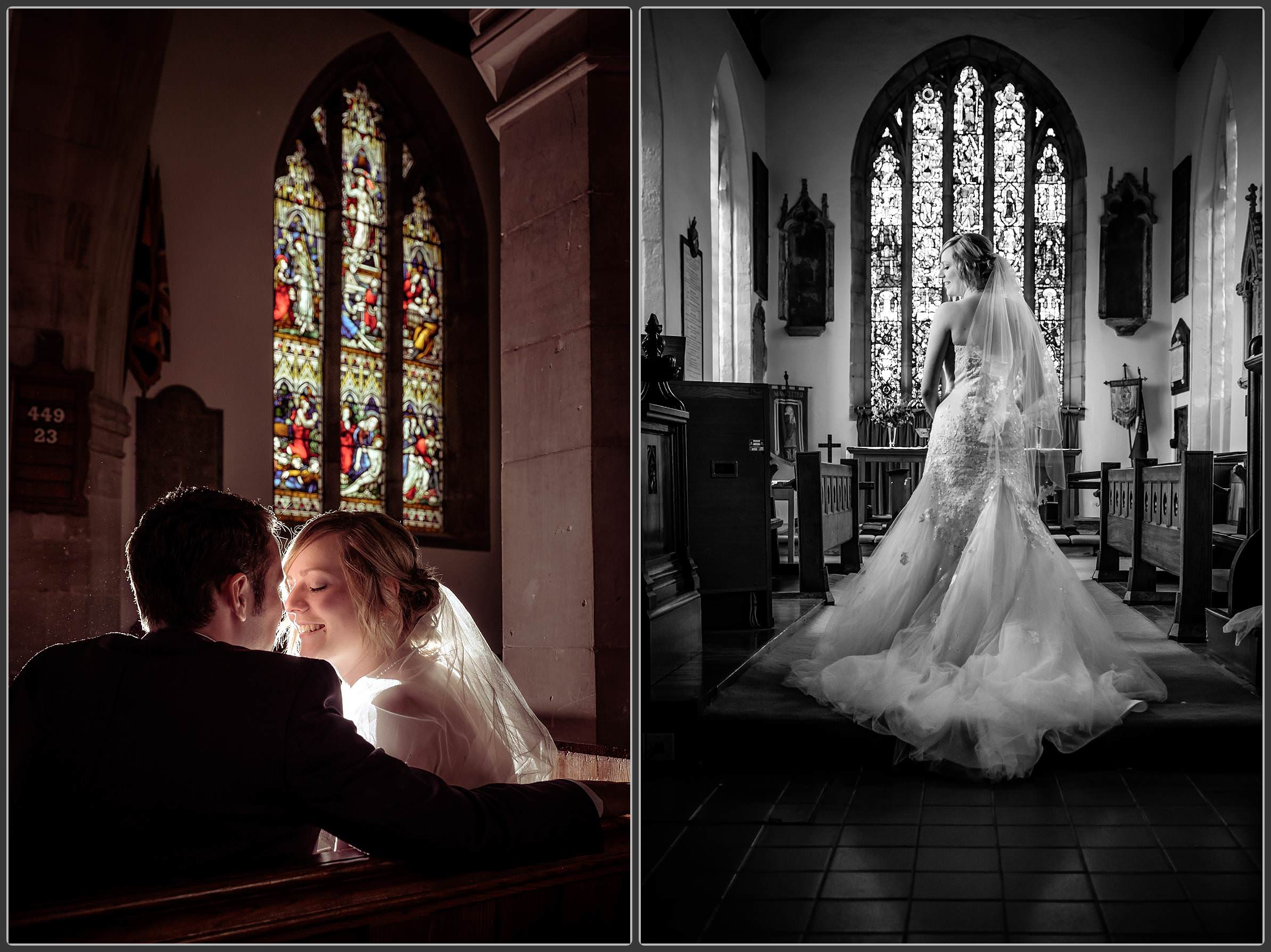 Wedding photography at Mancetter Church