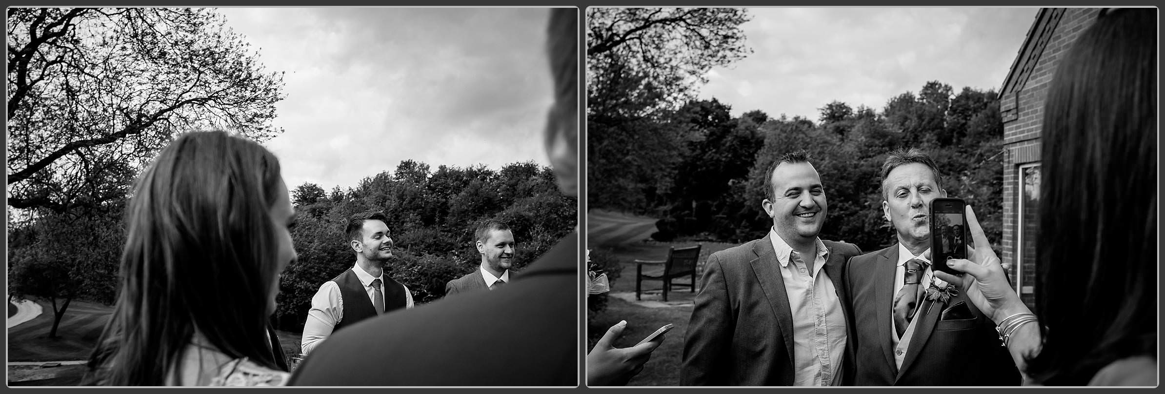 Wedding photography at Oak Ridge golf course