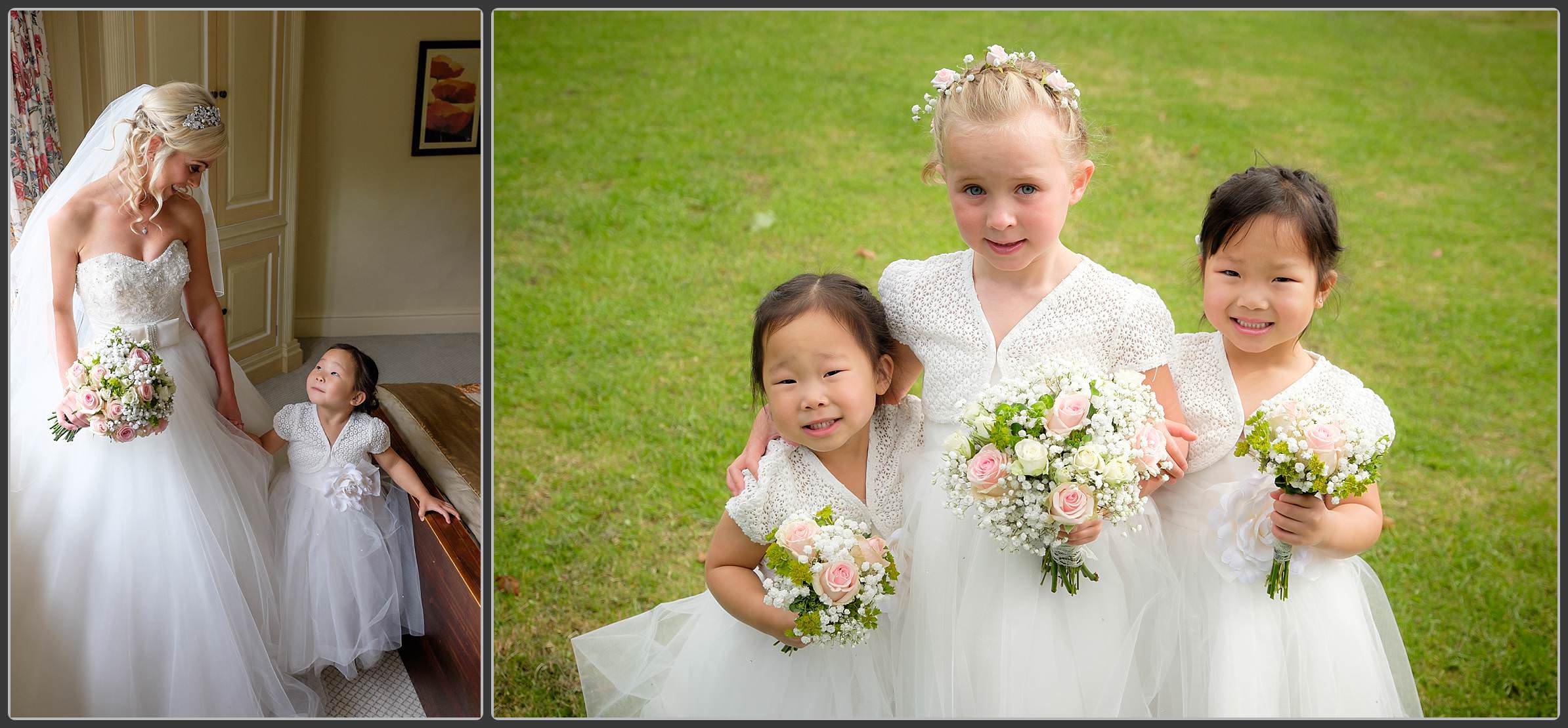 The bride preparation photos at Haslington Hall Wedding