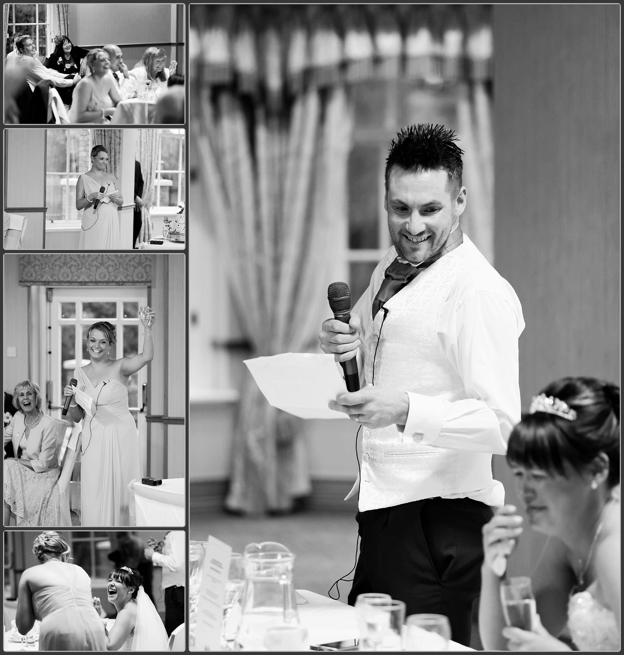 Speeches at Ardencote Manor Hotel Wedding 3