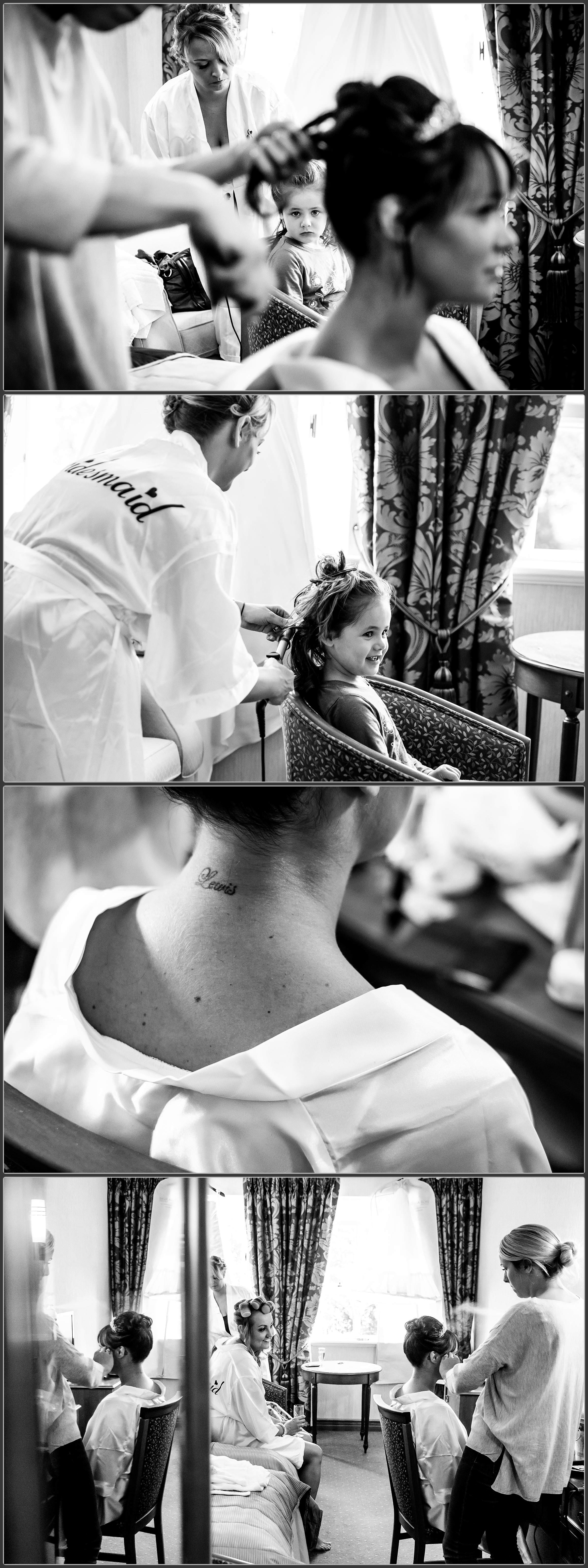 Bridal preparations at Ardencote Manor Hotel 2