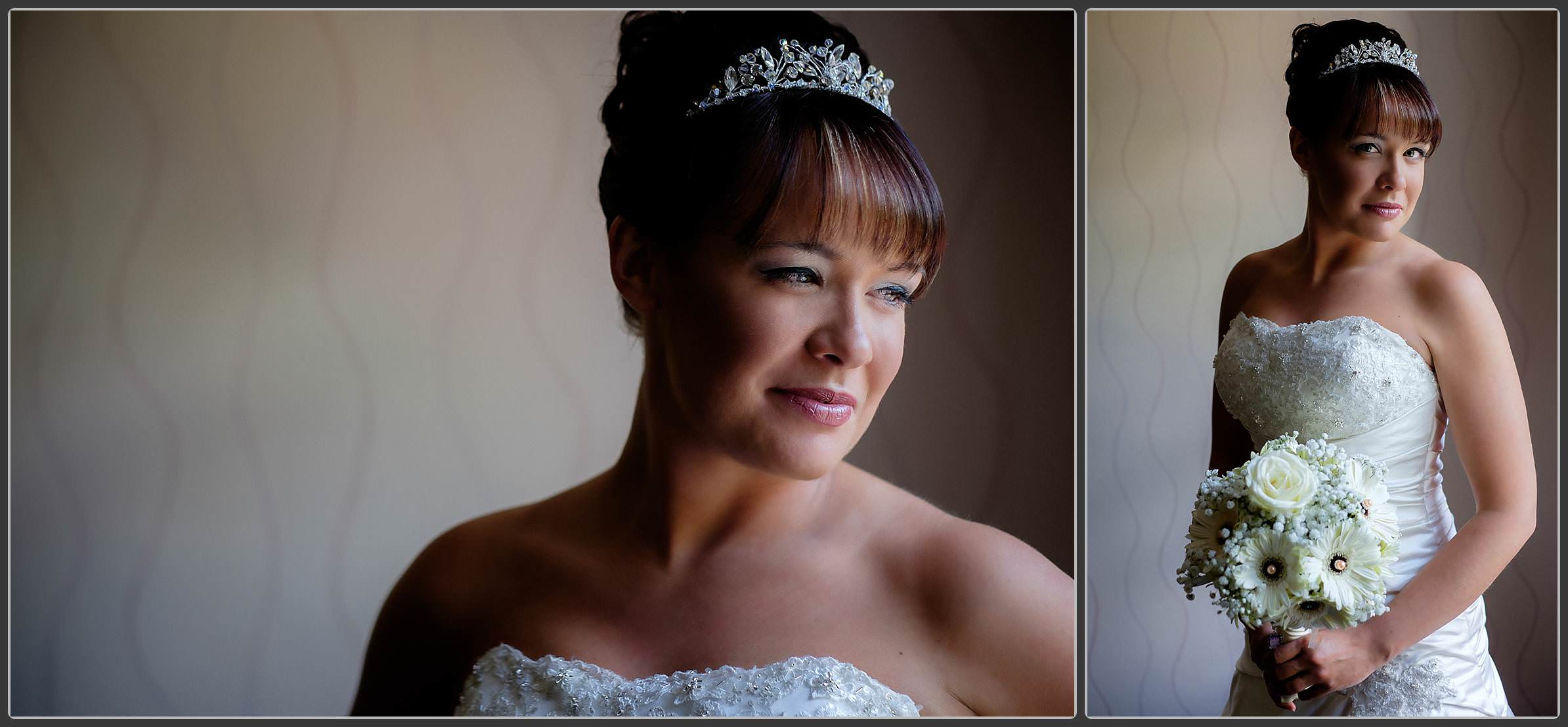 The gorgeous bride to be at Ardencote Manor Hotel