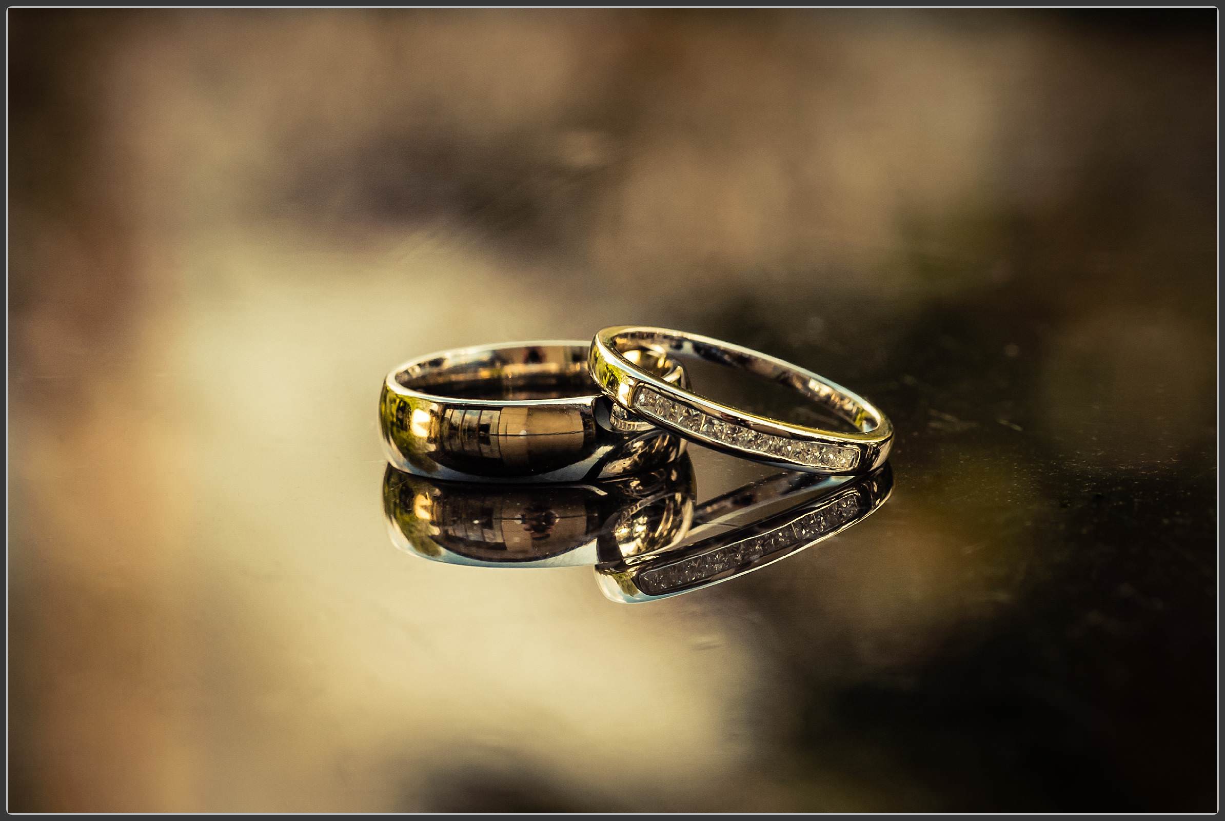 The wedding rings