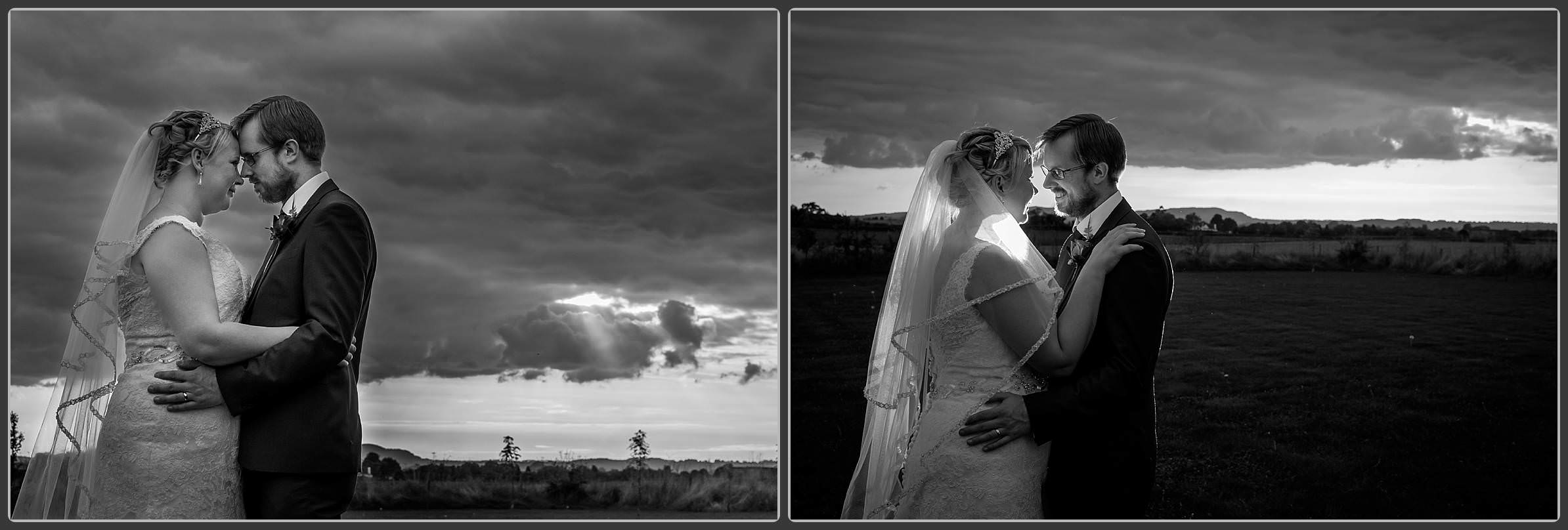 Bride and groom together at the Granary Hotel