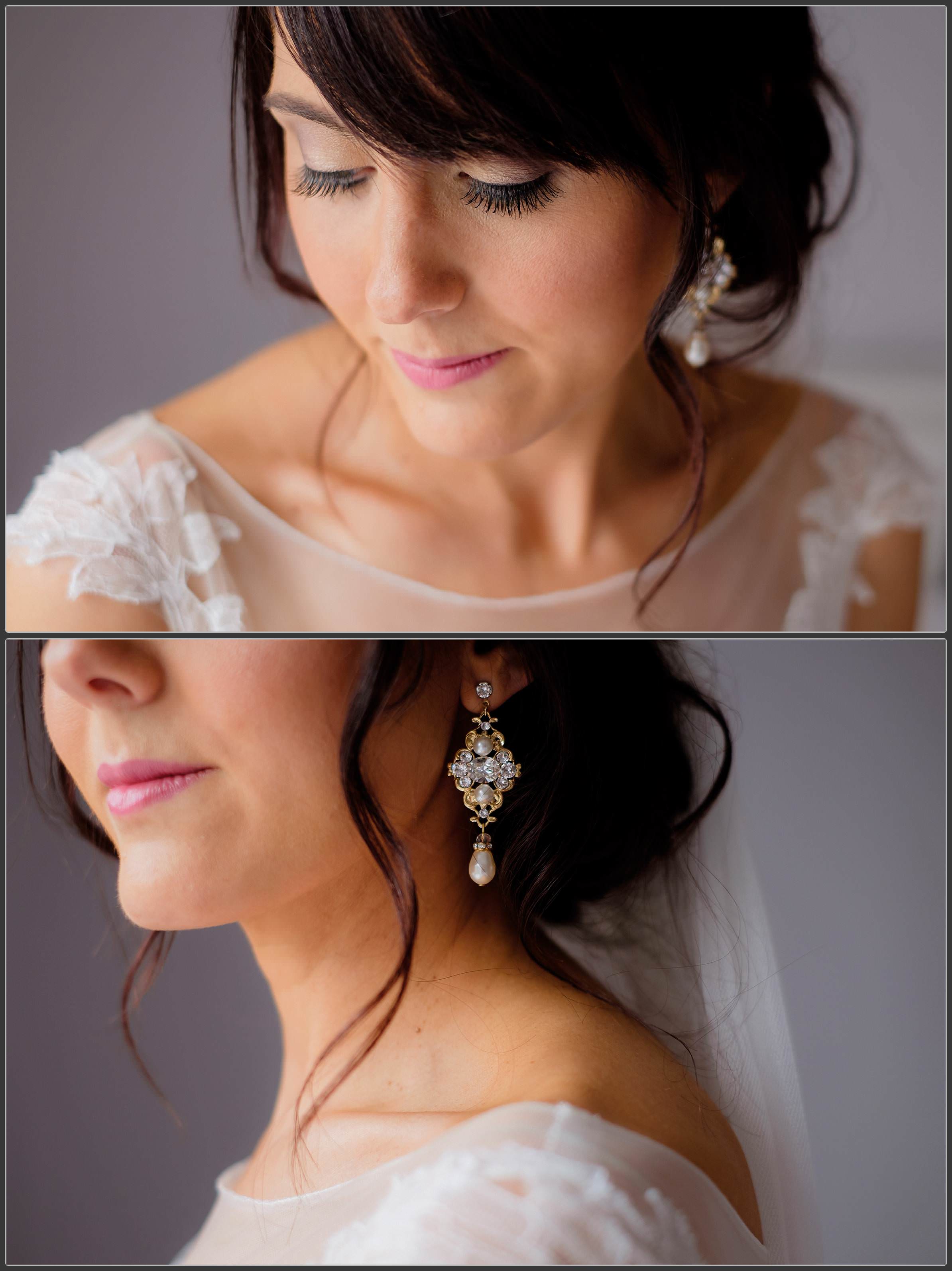 Bridal preparation photos