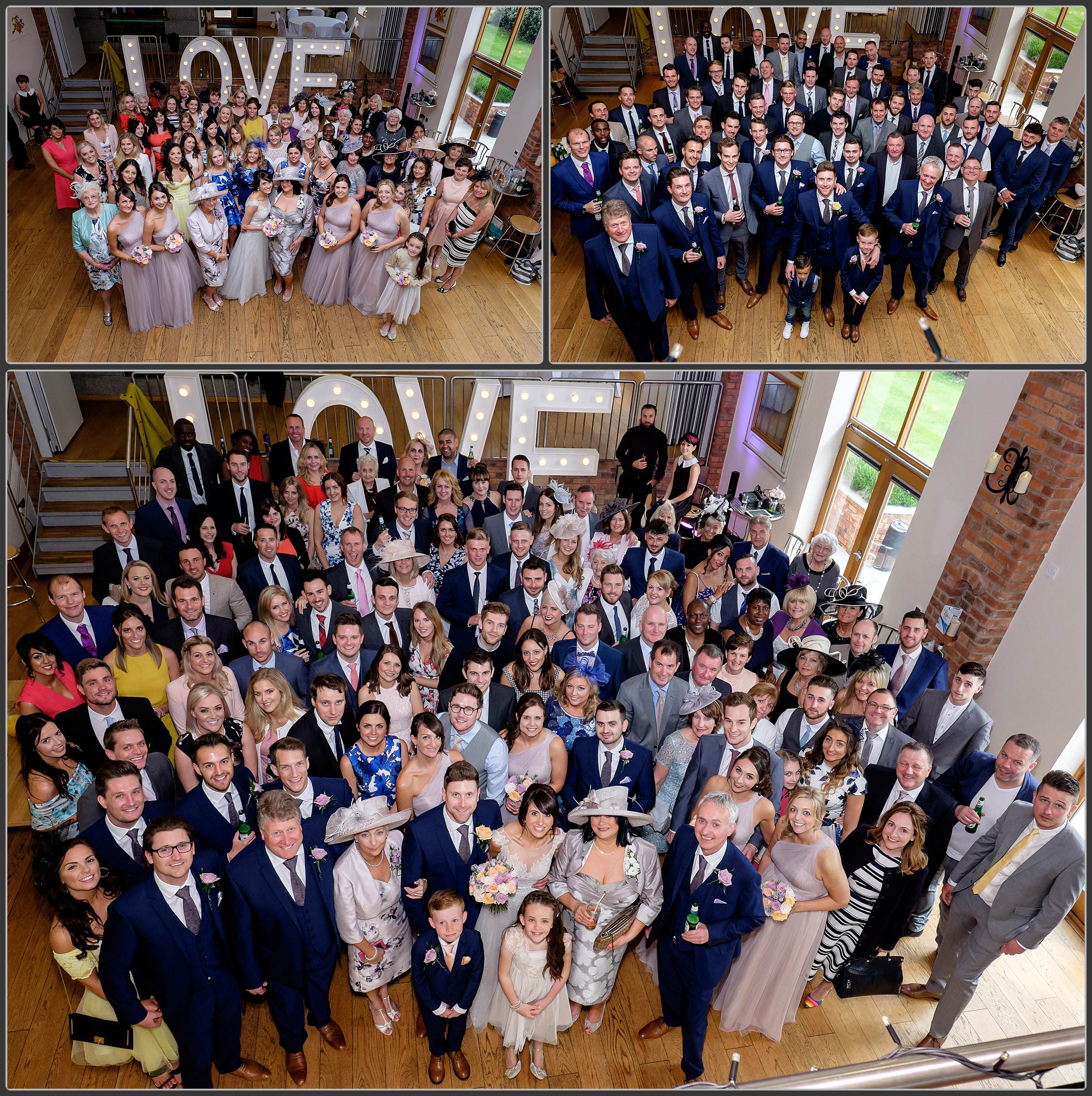 The group photos at Wootton Wawen