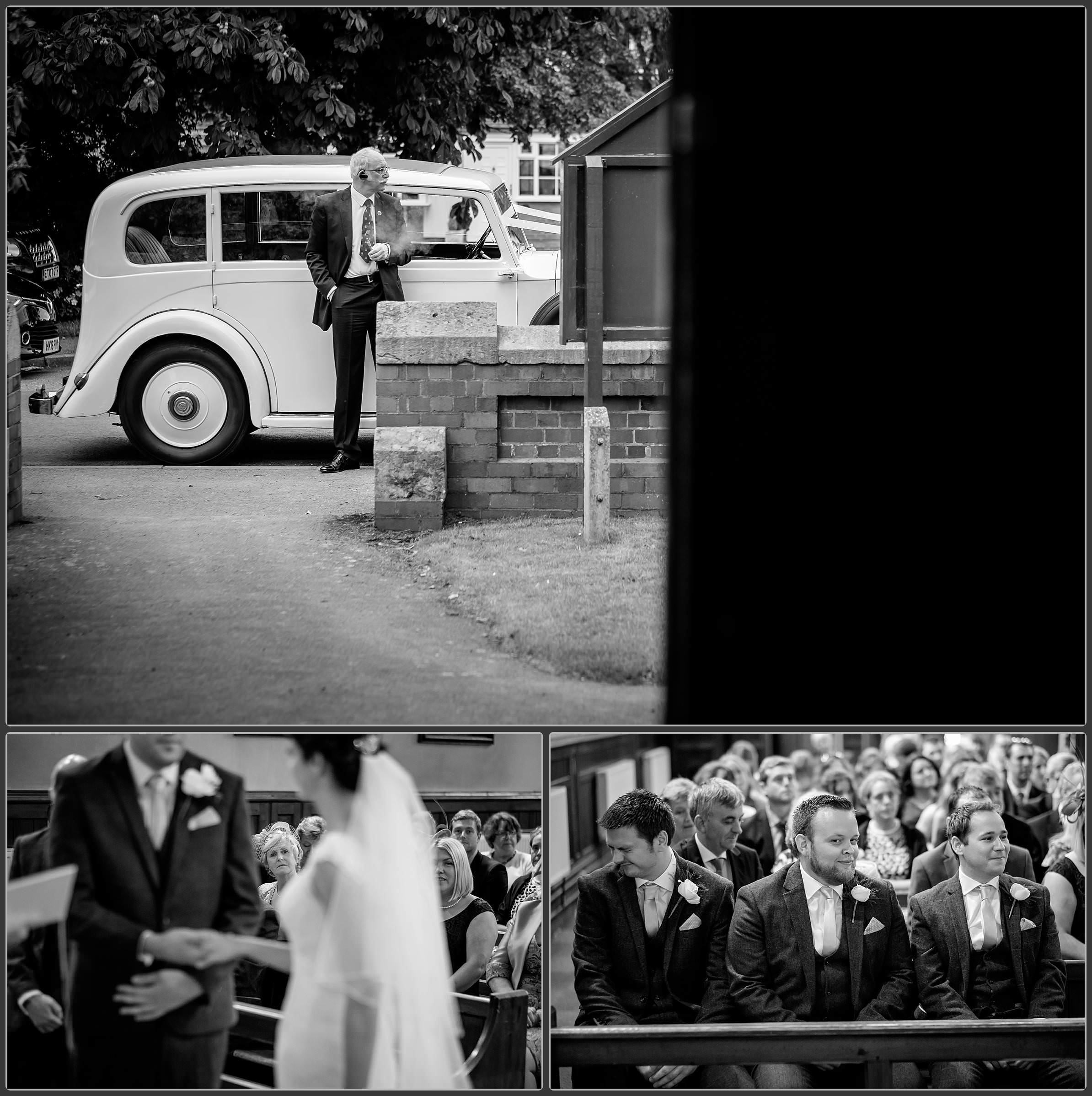 Wedding photos in black and white