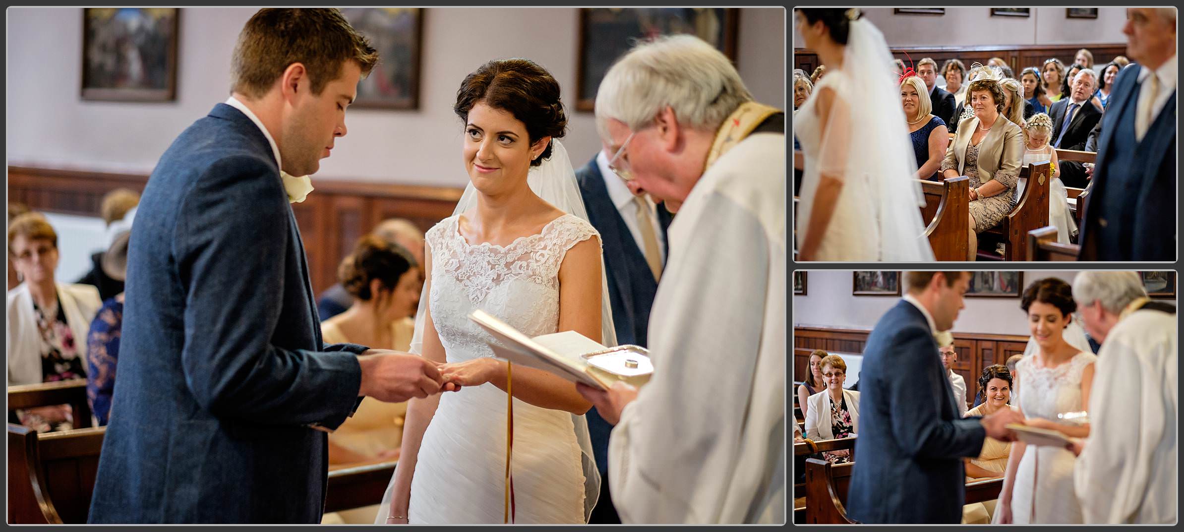 Exchanging the rings in the church