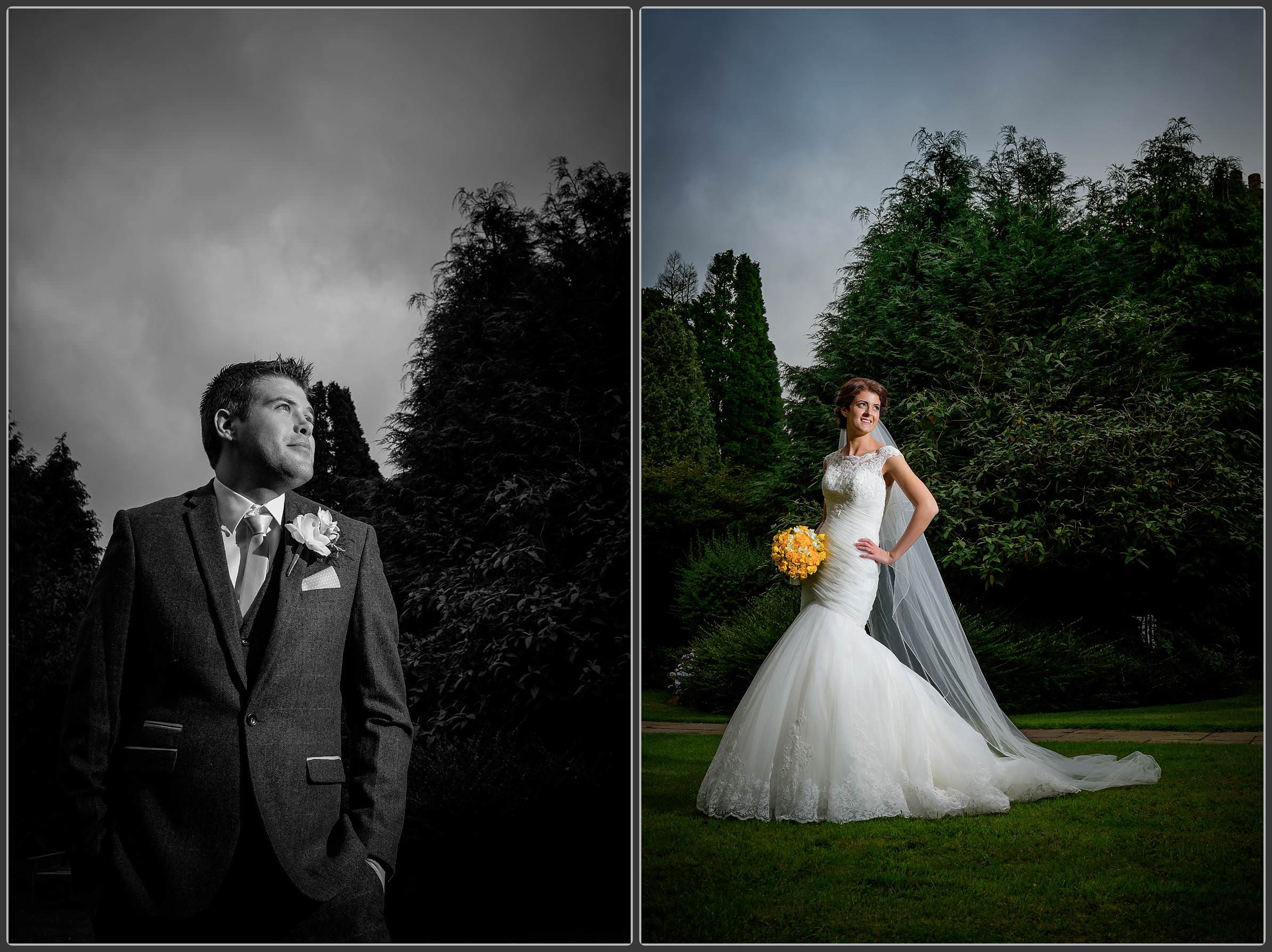 Fine art photos of the bride and groom