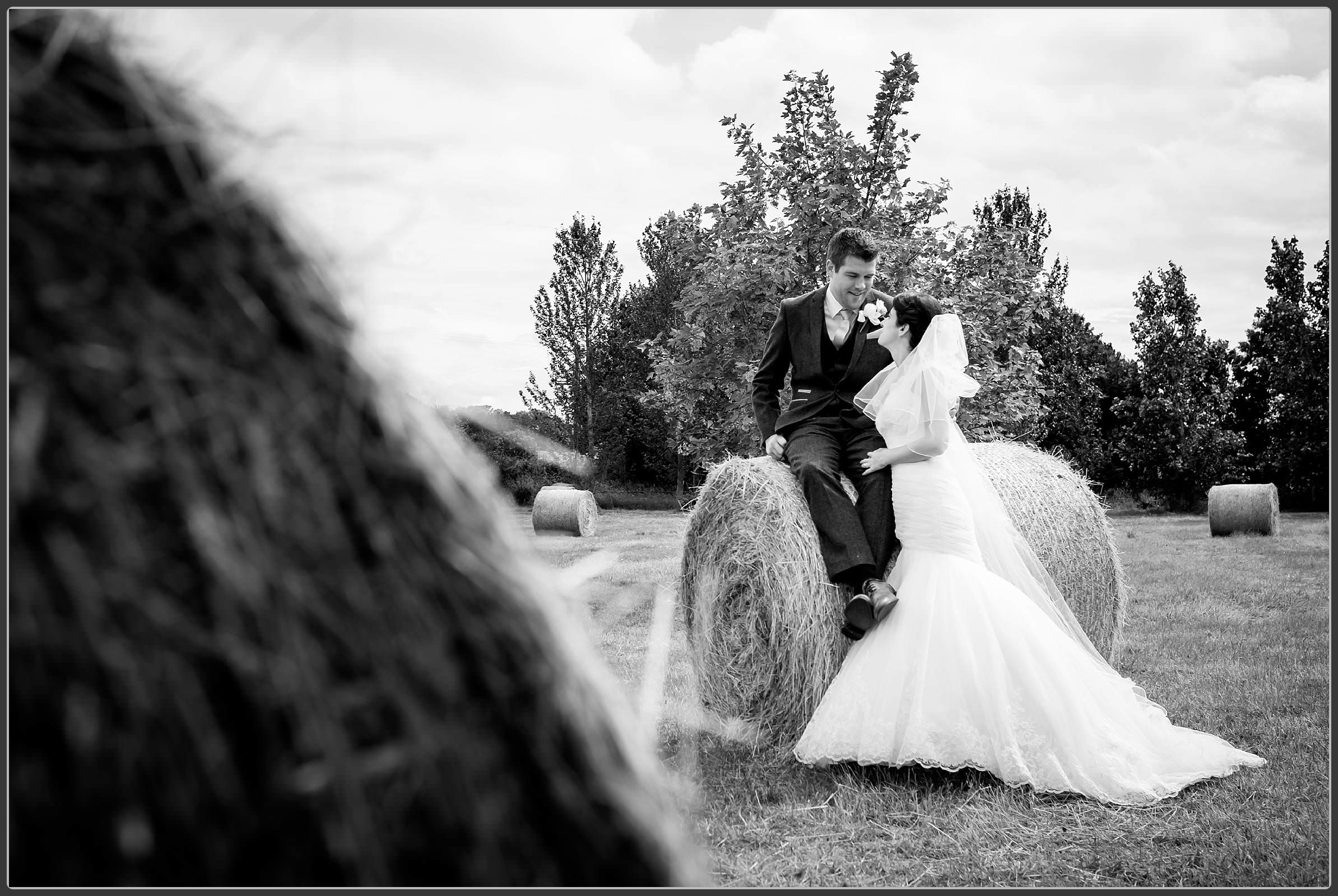 Wedding photos at Alveston Pastures farm