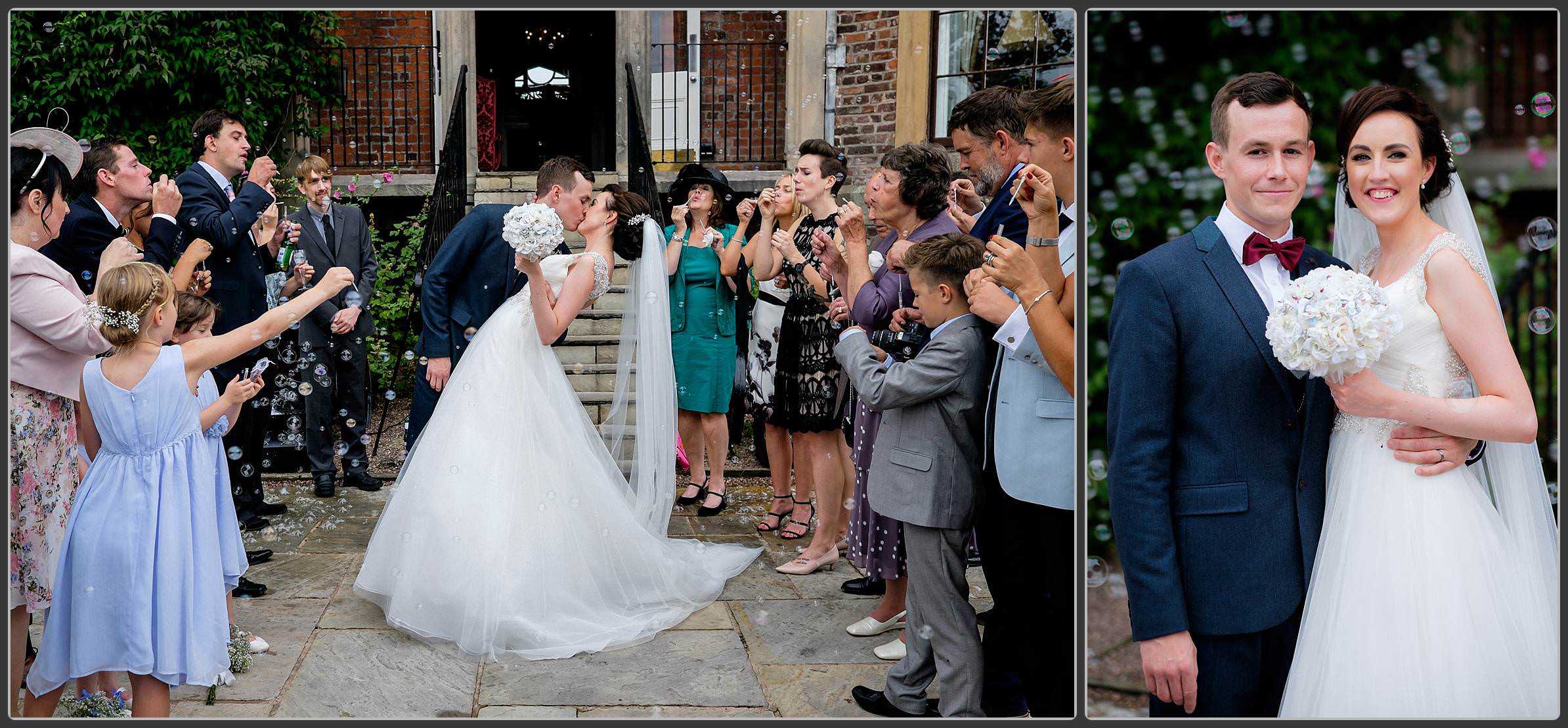 The confetti and bubble shot