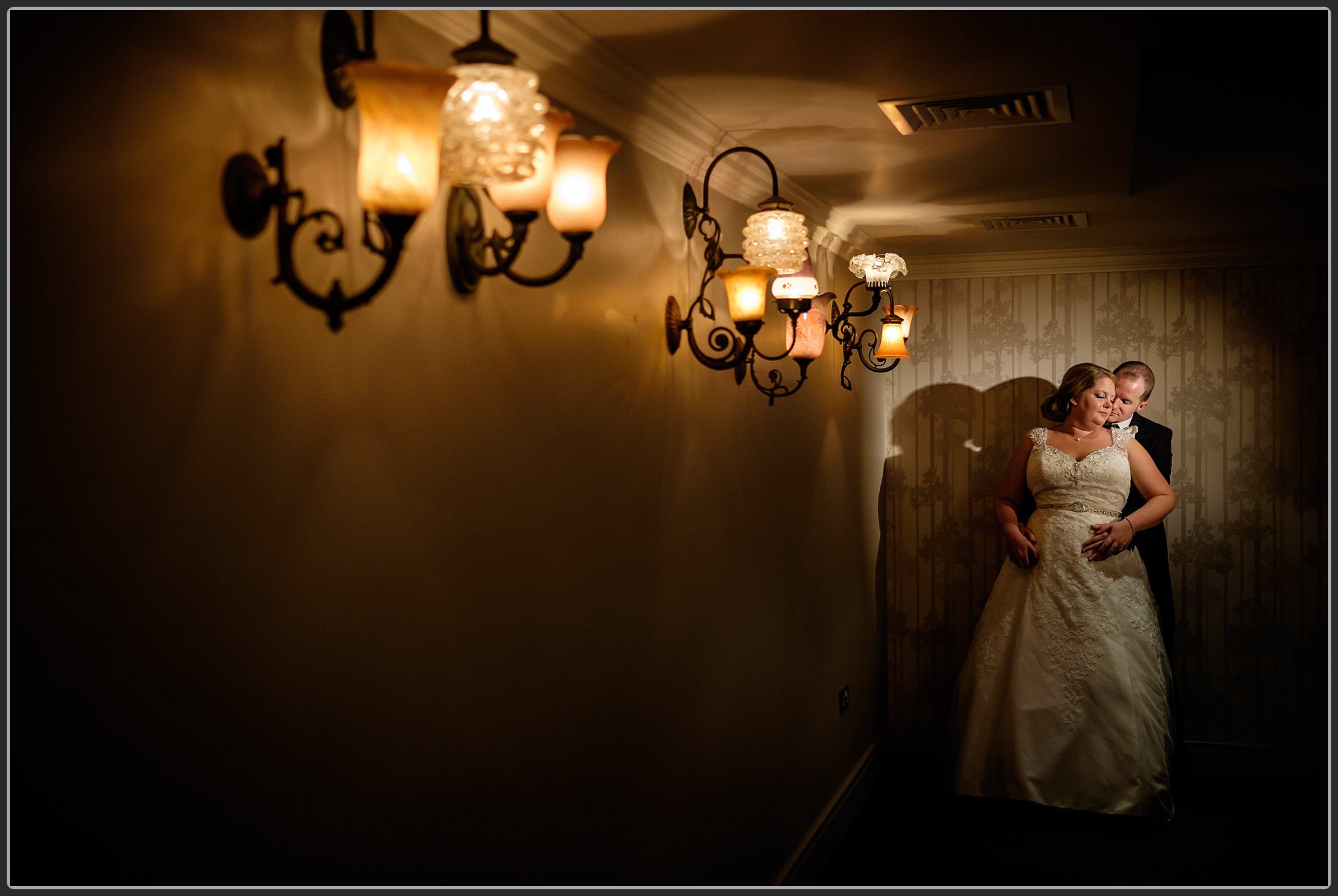 Bride and groom together