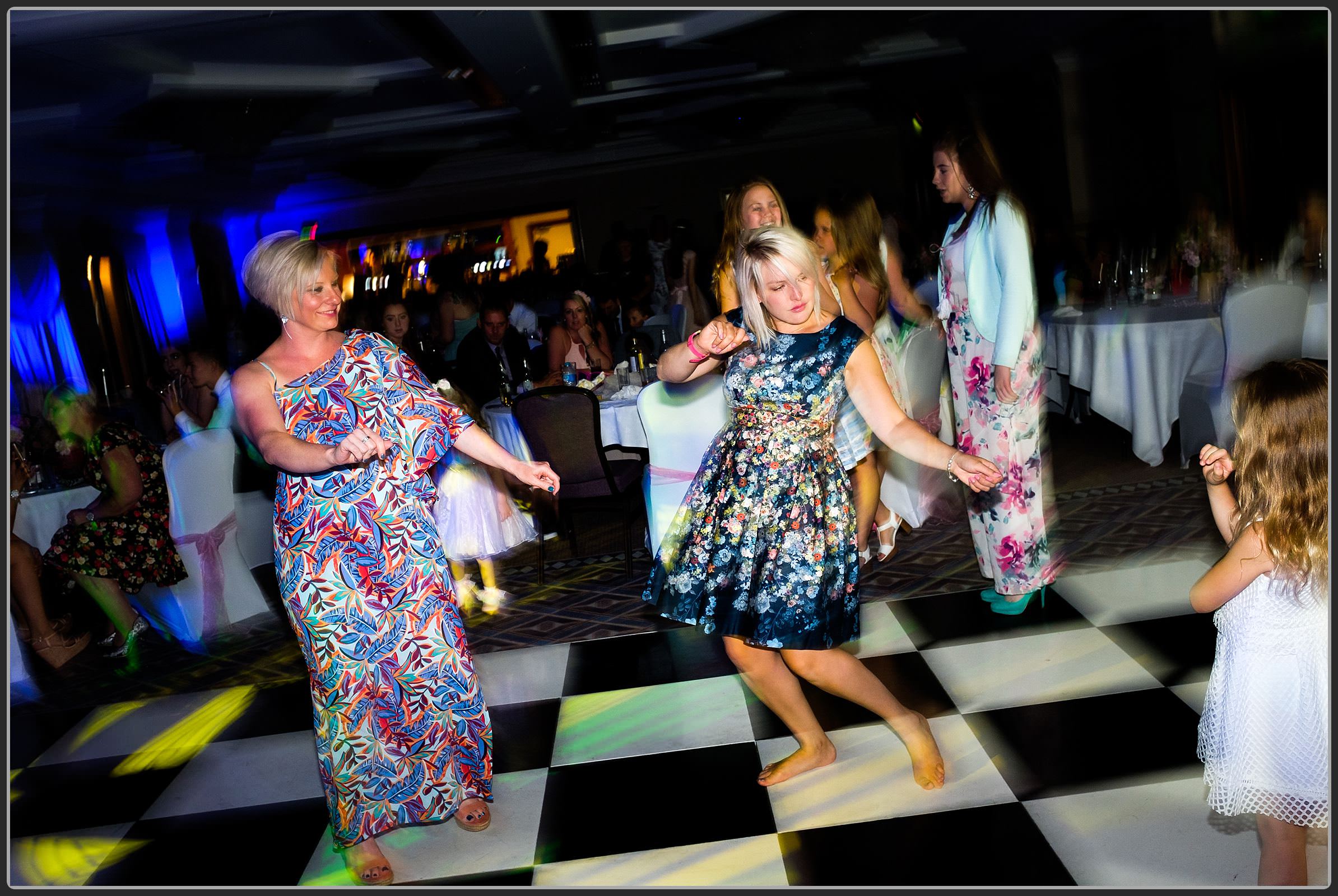 Guests dancing on the dance floor