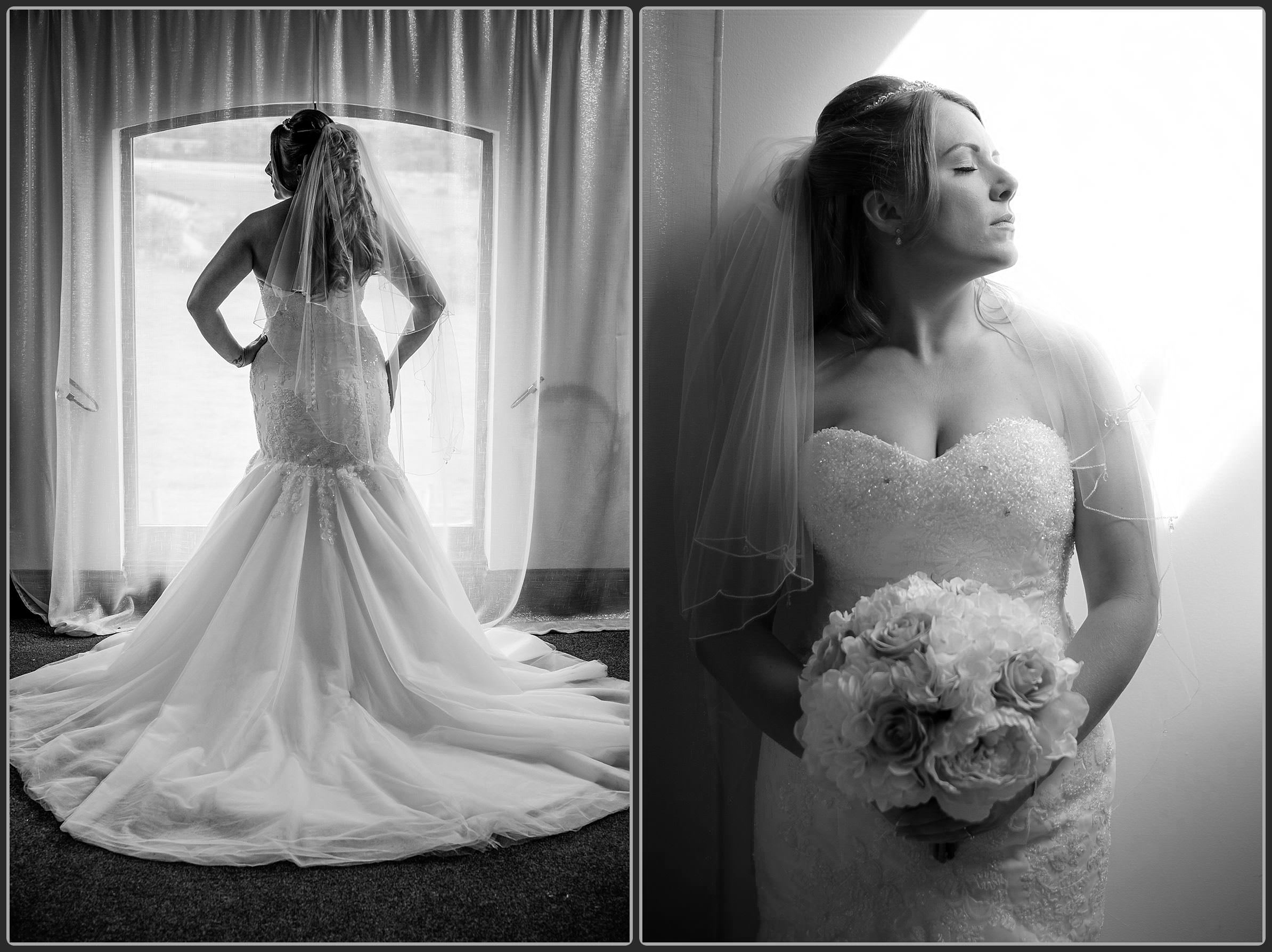 The bride at Bordesley Park Farm