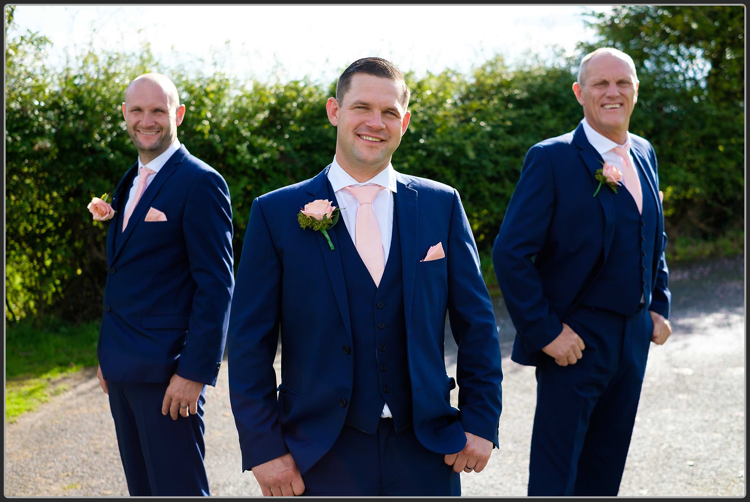 Groom and his groomsmen