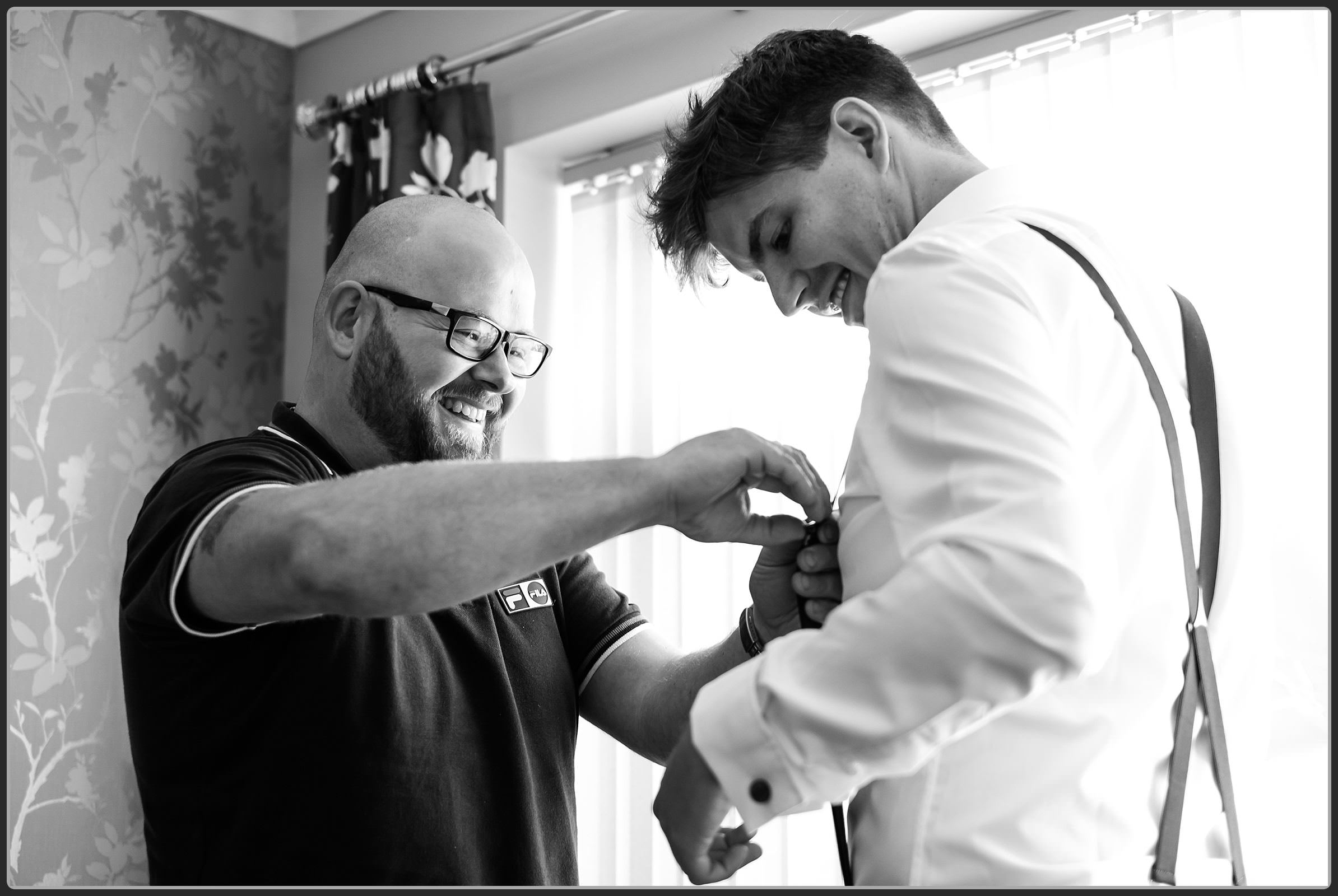 Groomsmen getting ready