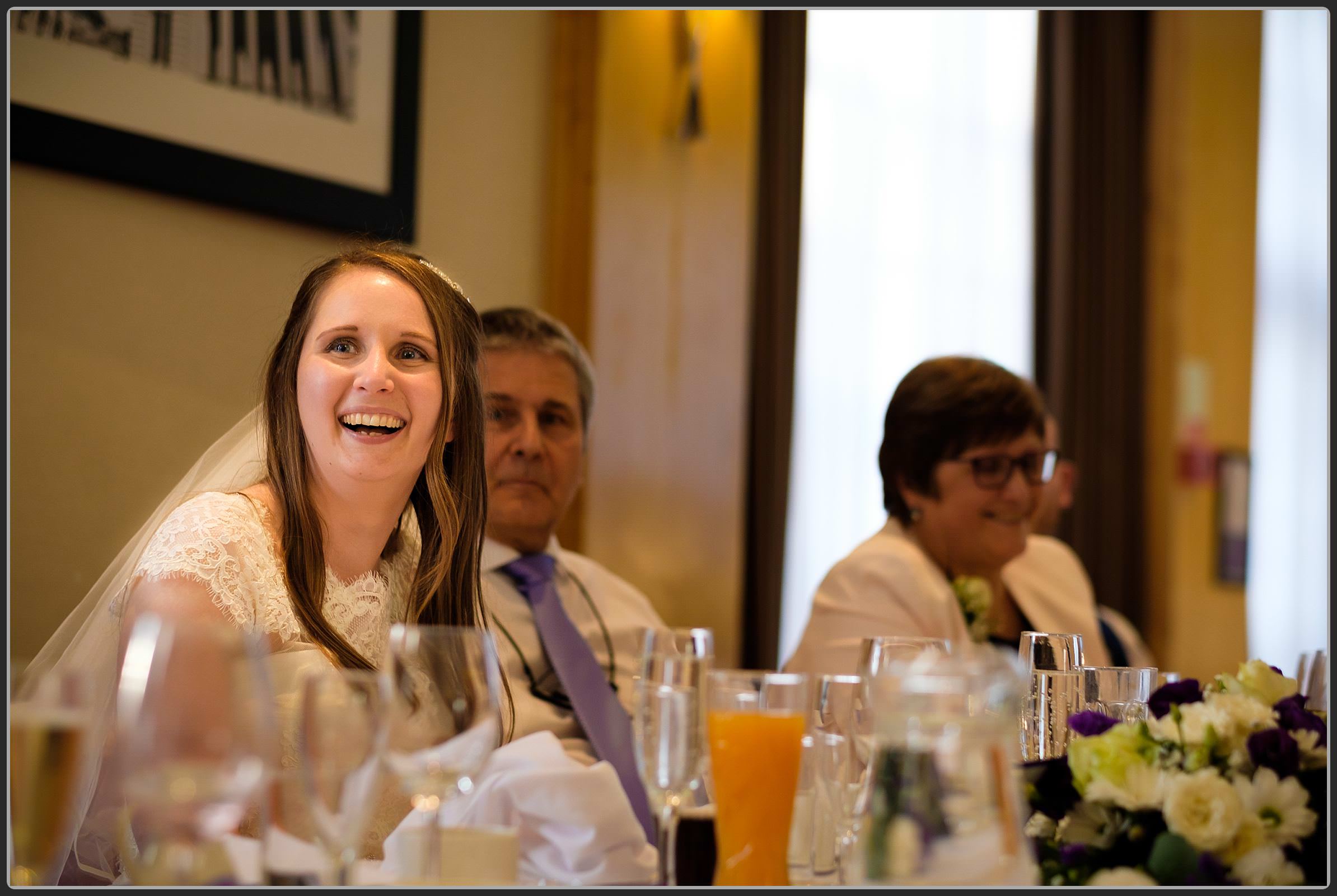 The wedding speeches at the Crowne Plaza Hotel in Solihull 4