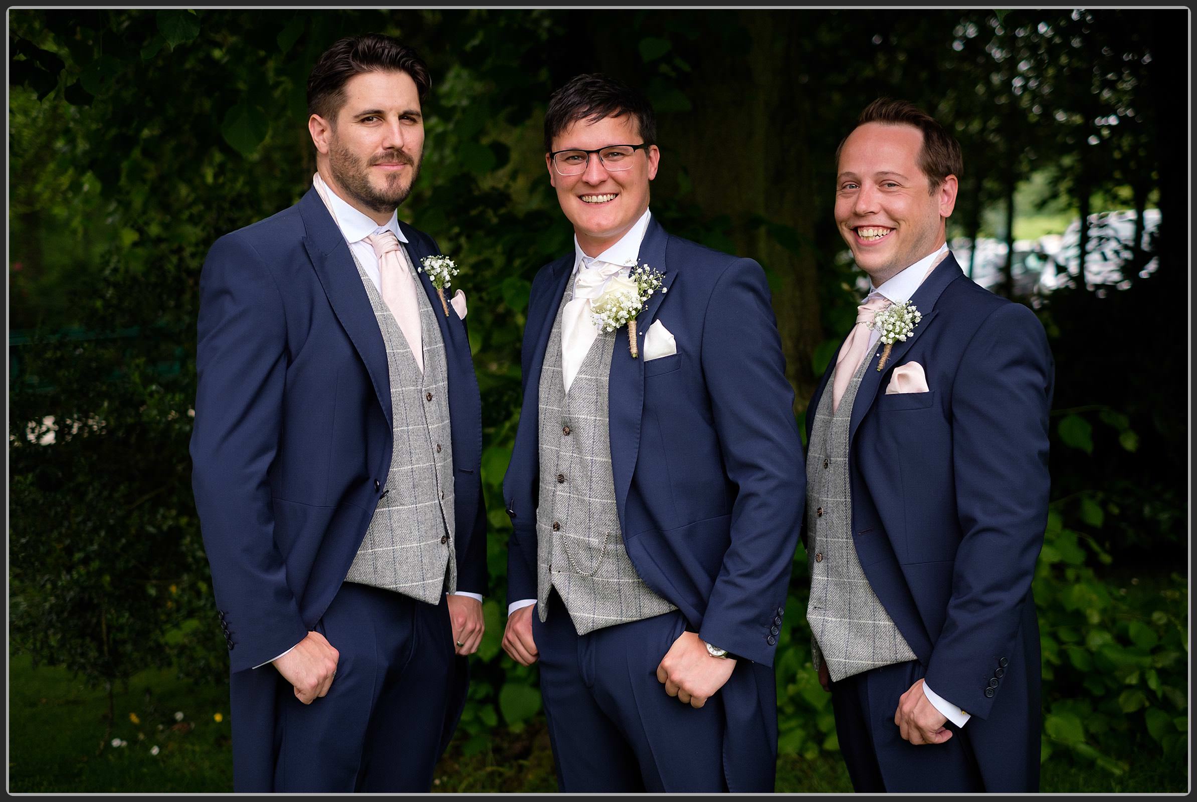 Groom and his groomsmen