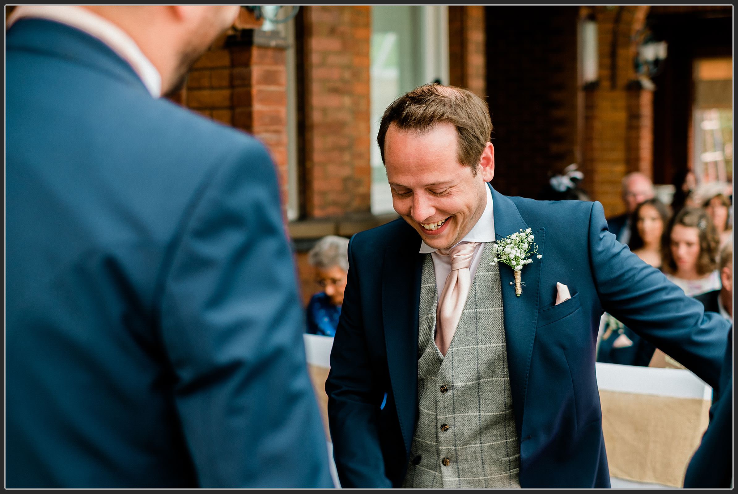 Wedding ceremony at Ardencote Manor Hotel