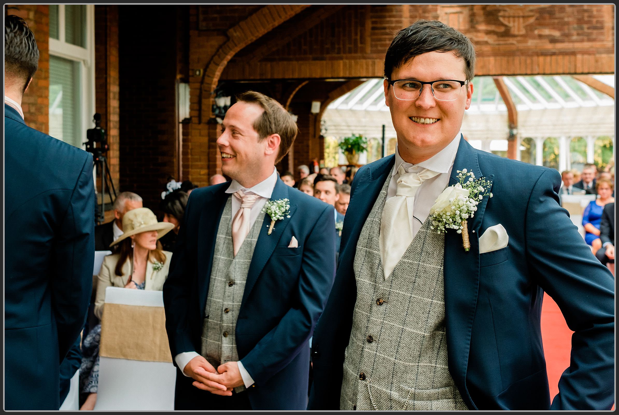 Wedding ceremony at Ardencote Manor Hotel