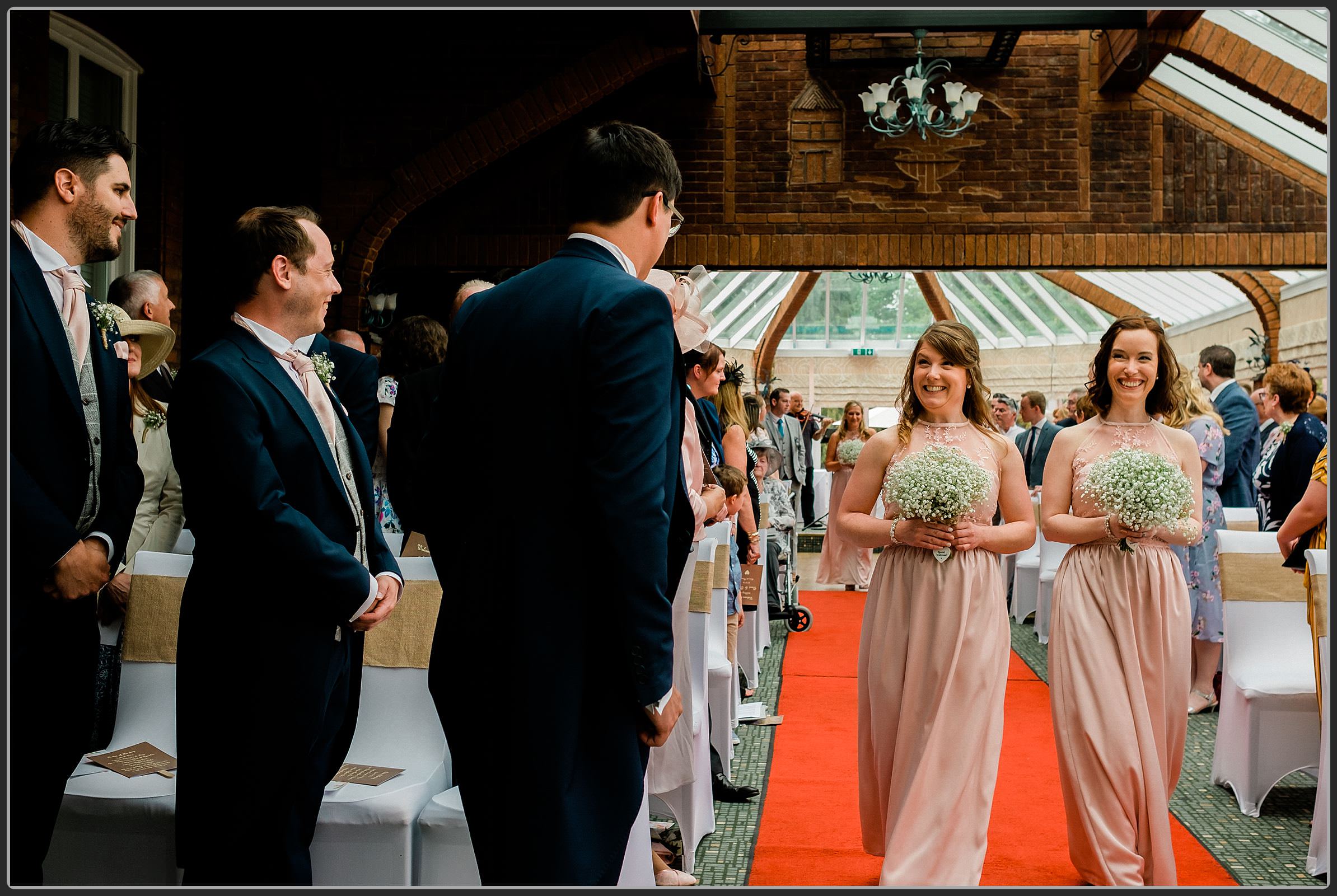 Wedding ceremony at Ardencote Manor Hotel