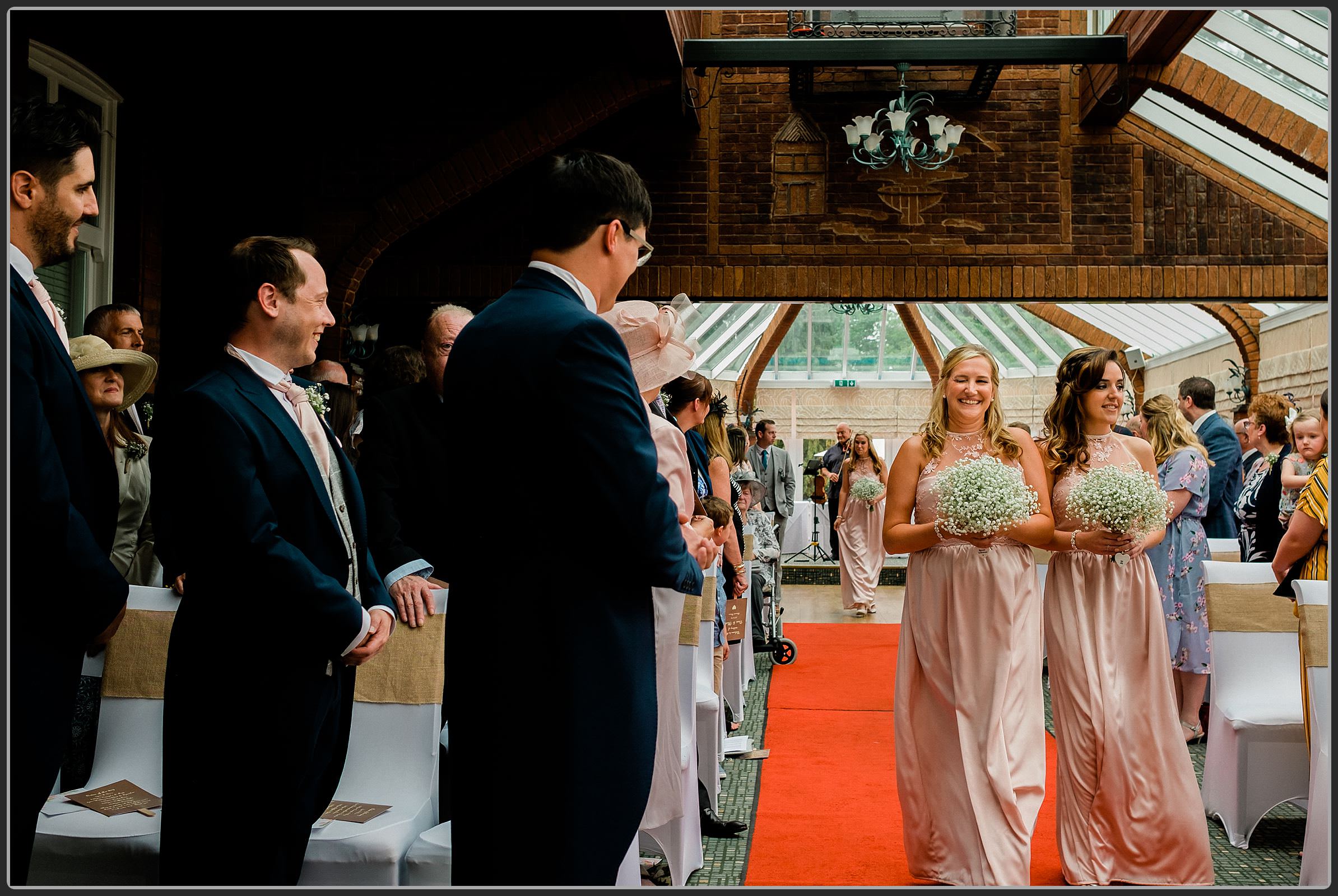 Wedding ceremony at Ardencote Manor Hotel