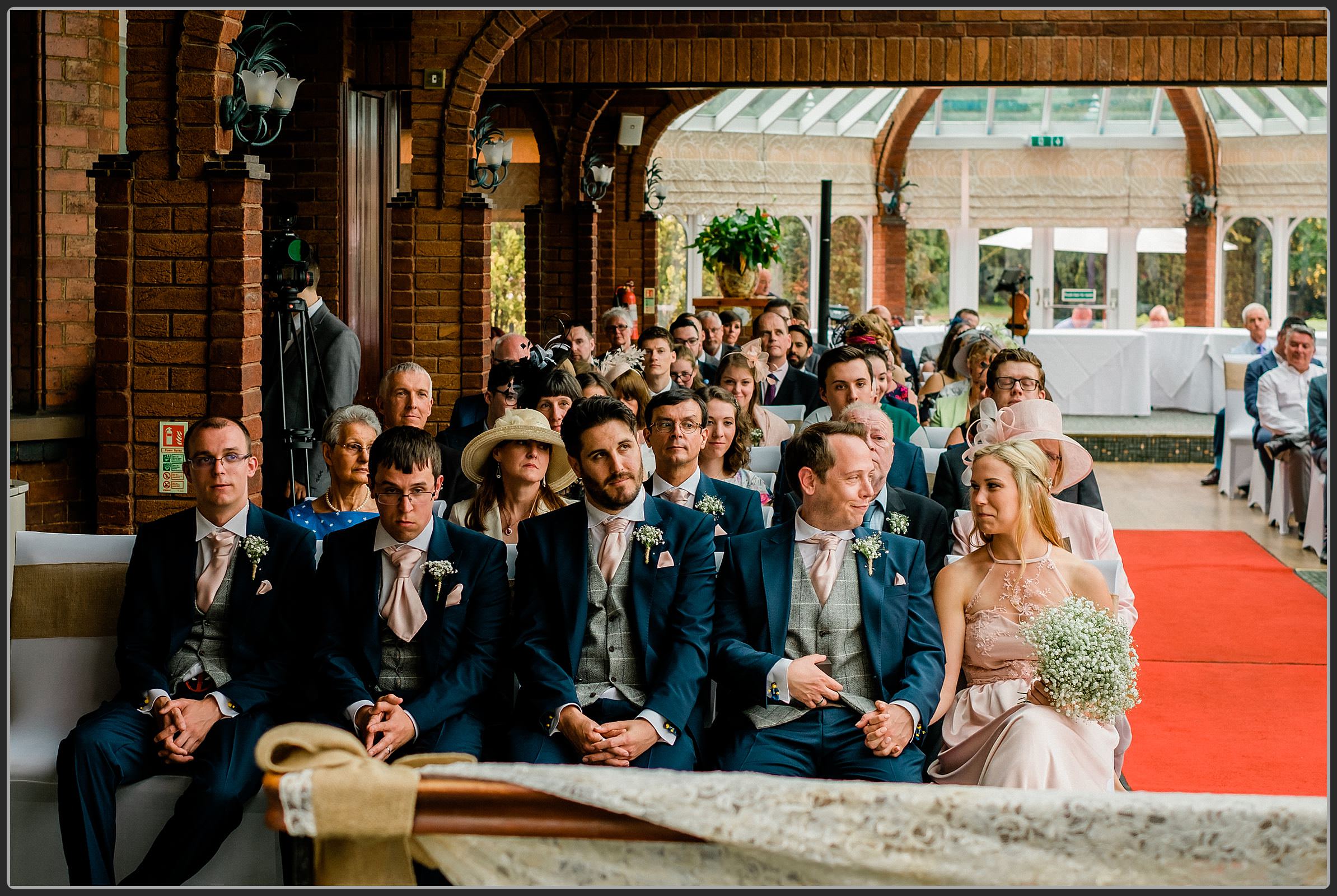 Wedding ceremony at Ardencote Manor Hotel