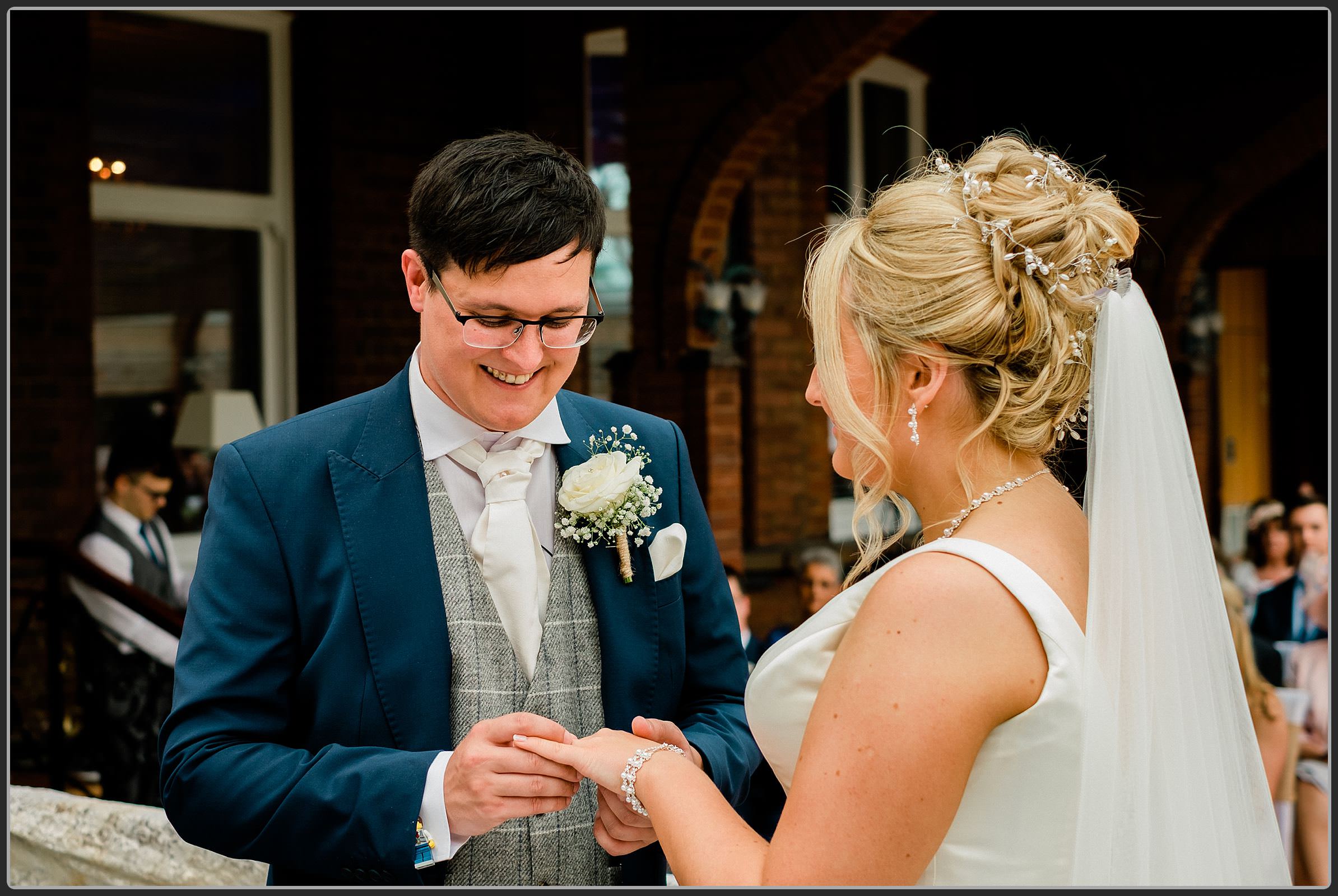 Wedding ceremony at Ardencote Manor Hotel