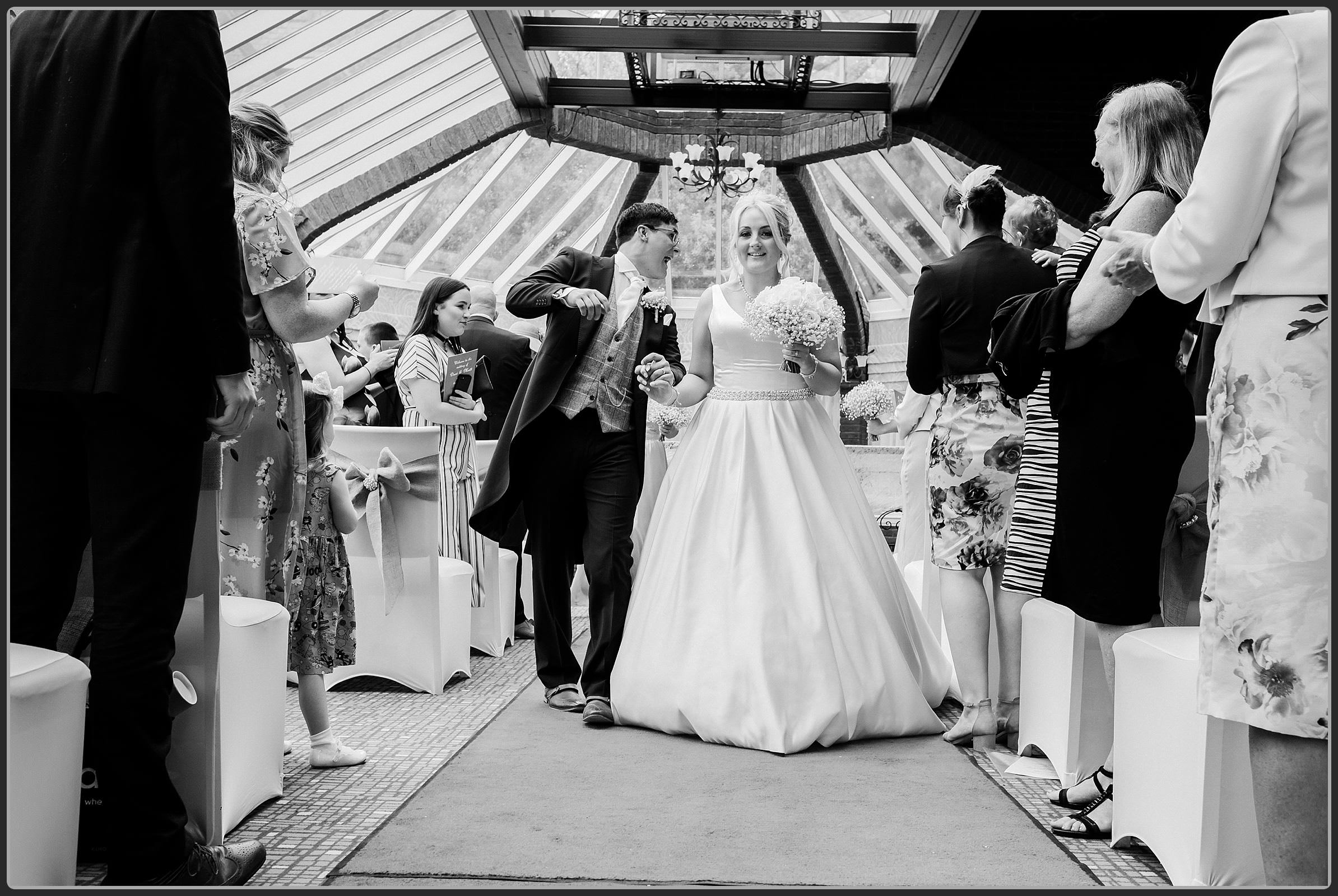 Wedding ceremony at Ardencote Manor Hotel