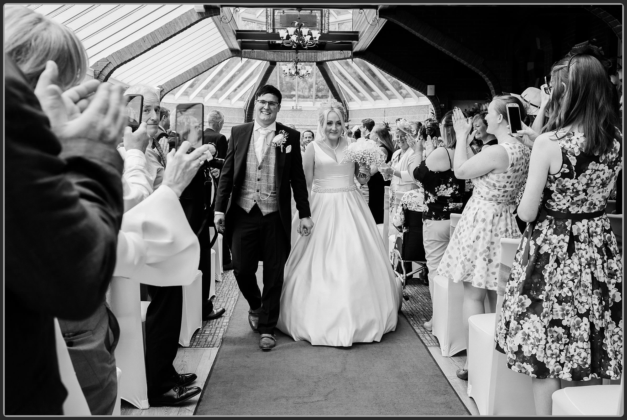 Wedding ceremony at Ardencote Manor Hotel