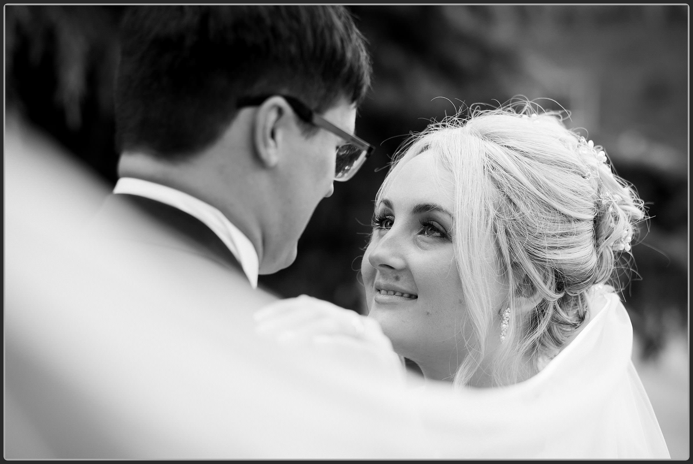 Bride and groom together