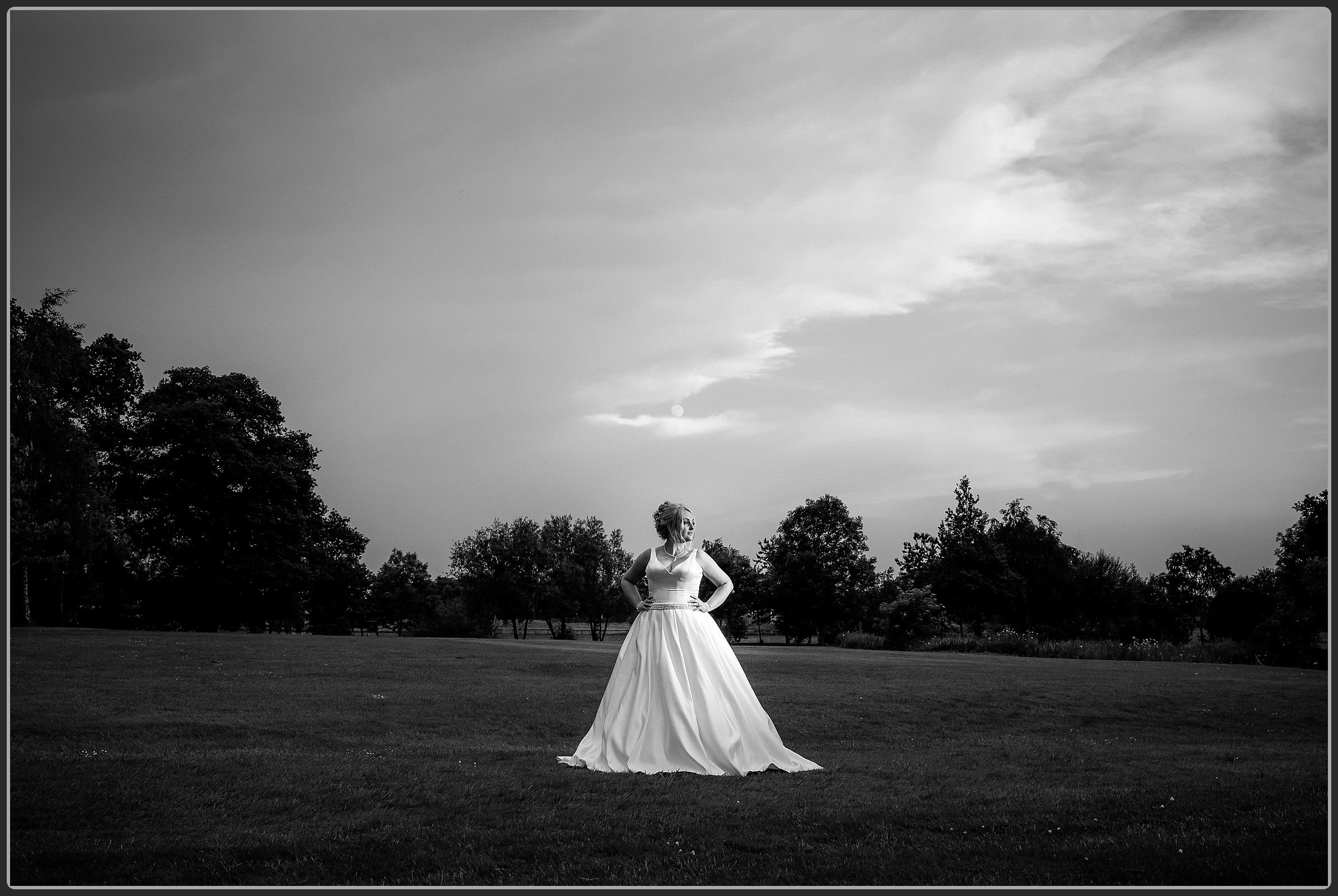 Bride and groom at Ardencote Manor Hotel