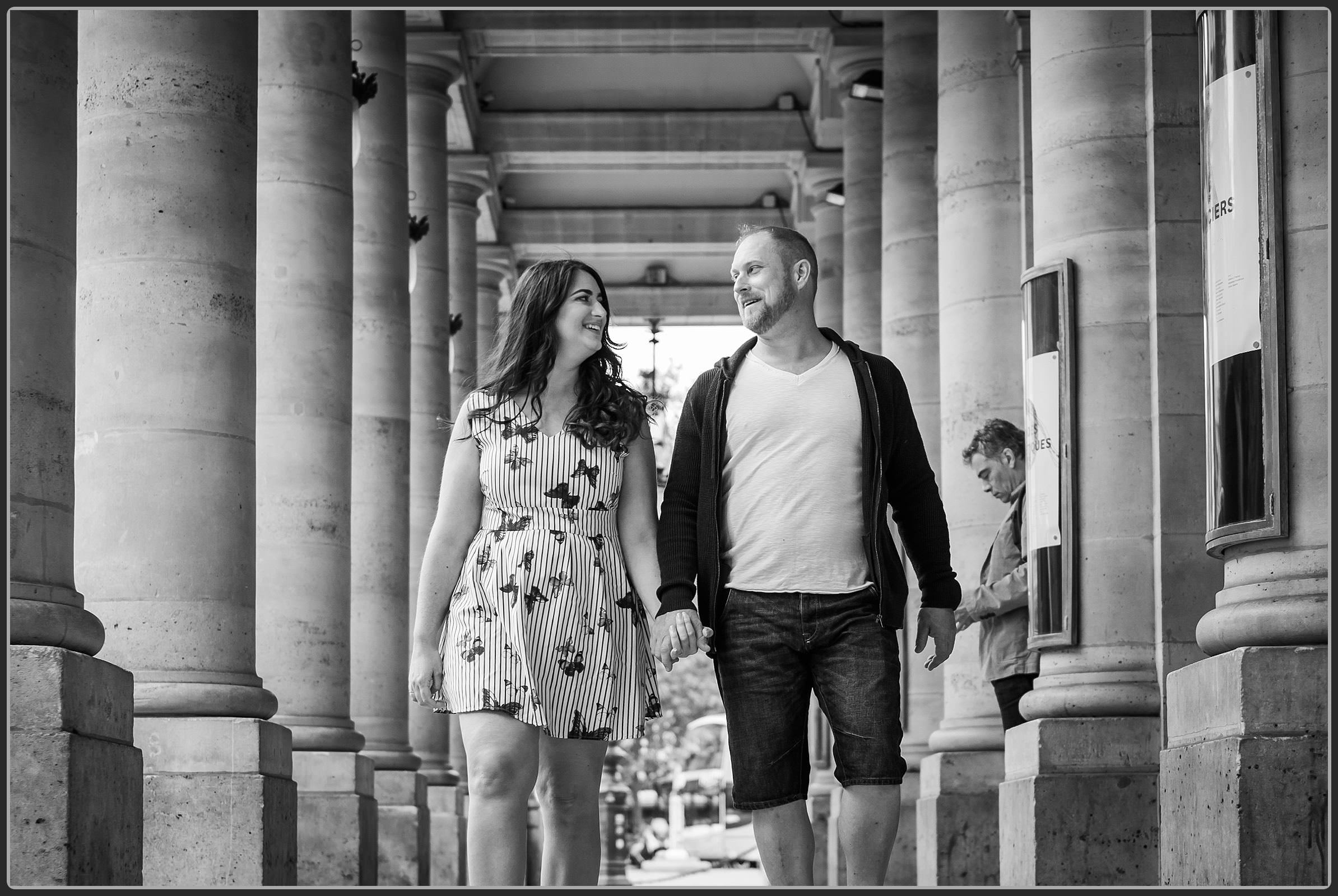 Paris engagement photo shoot