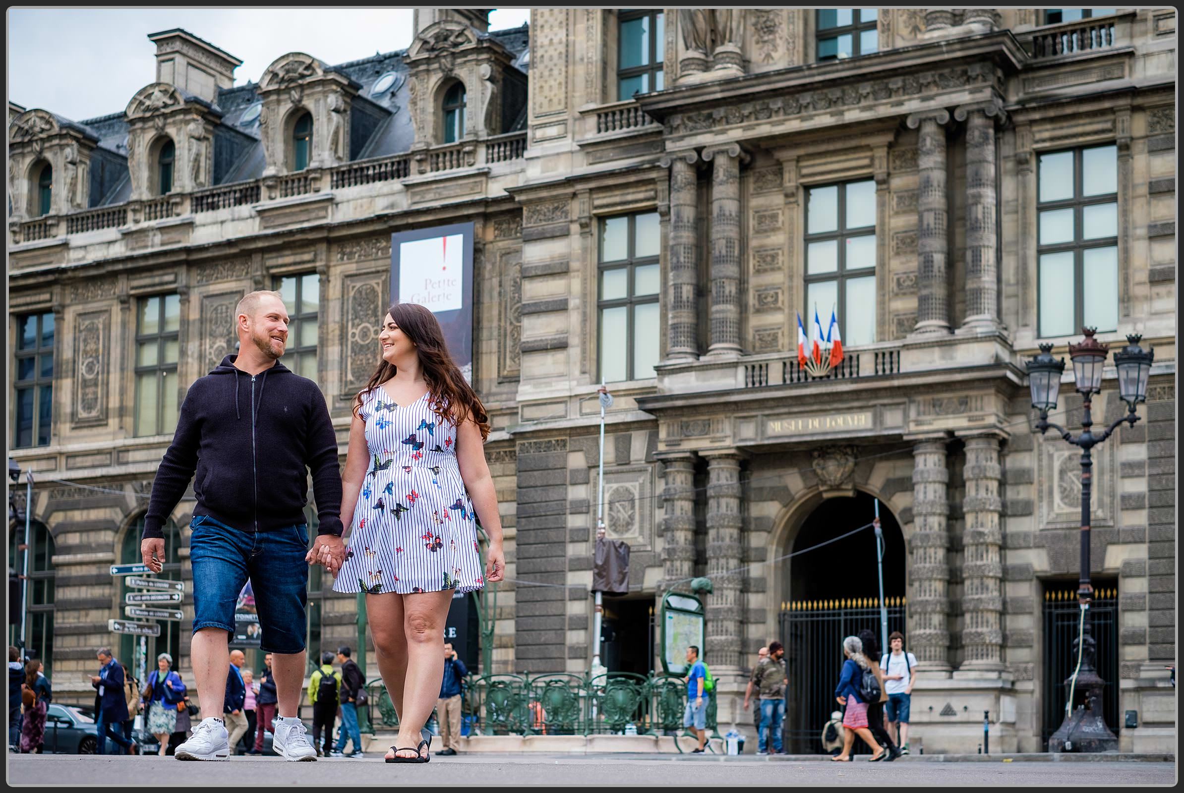 Paris engagement photo shoot