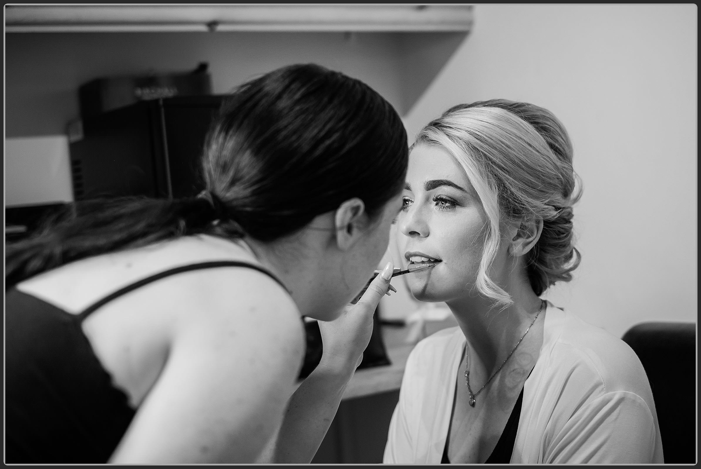 Bride and bridesmaids getting ready at the Limes Country Lodge Hotel