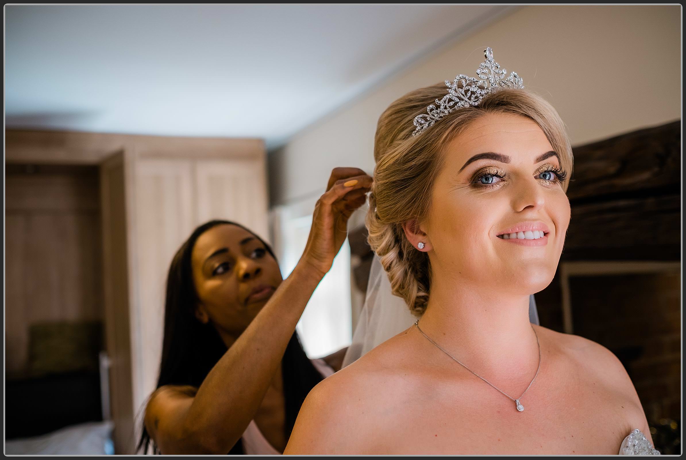 Bride and bridesmaids getting ready at the Limes Country Lodge Hotel