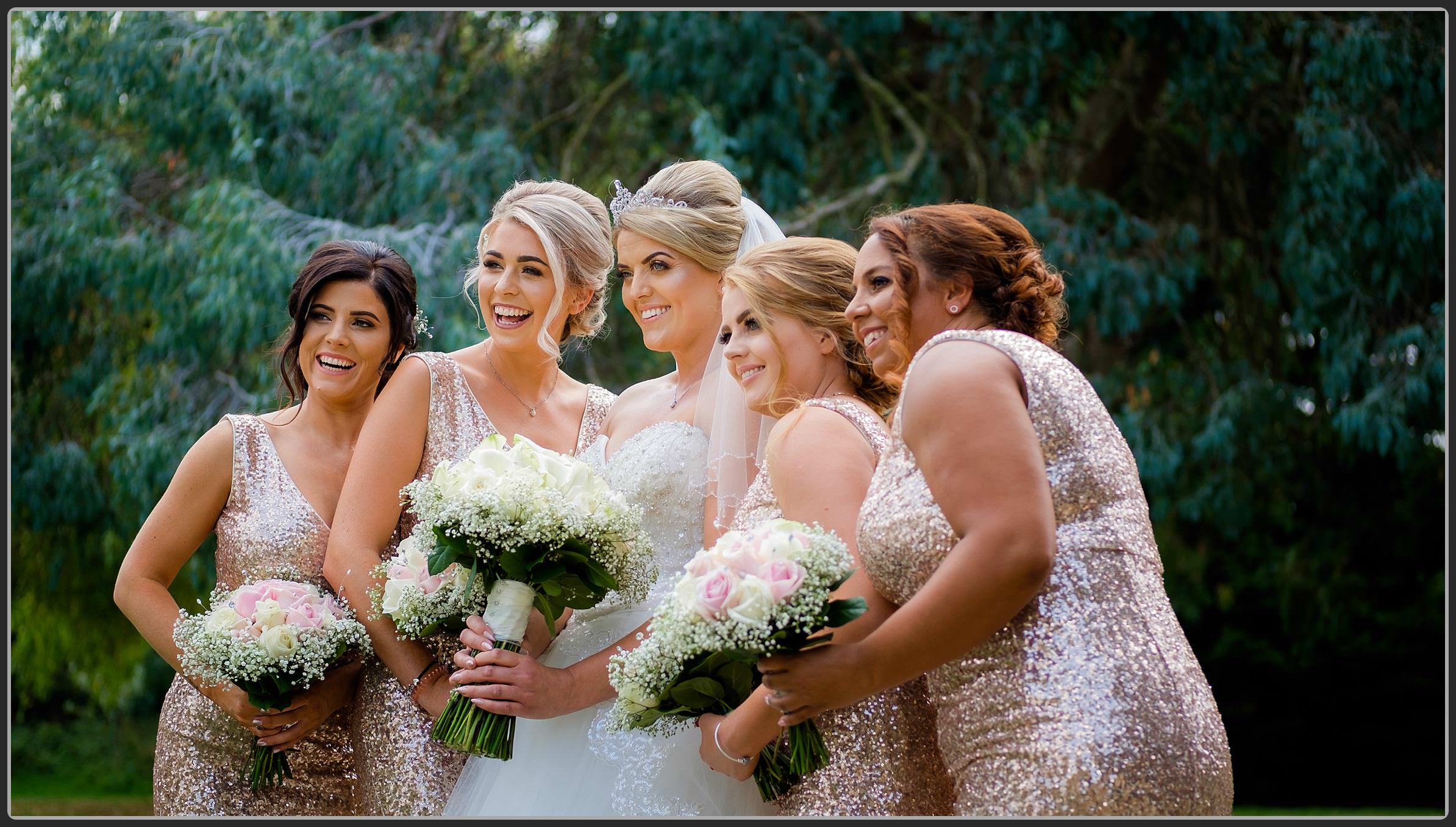 Bride and bridesmaids getting ready at the Limes Country Lodge Hotel